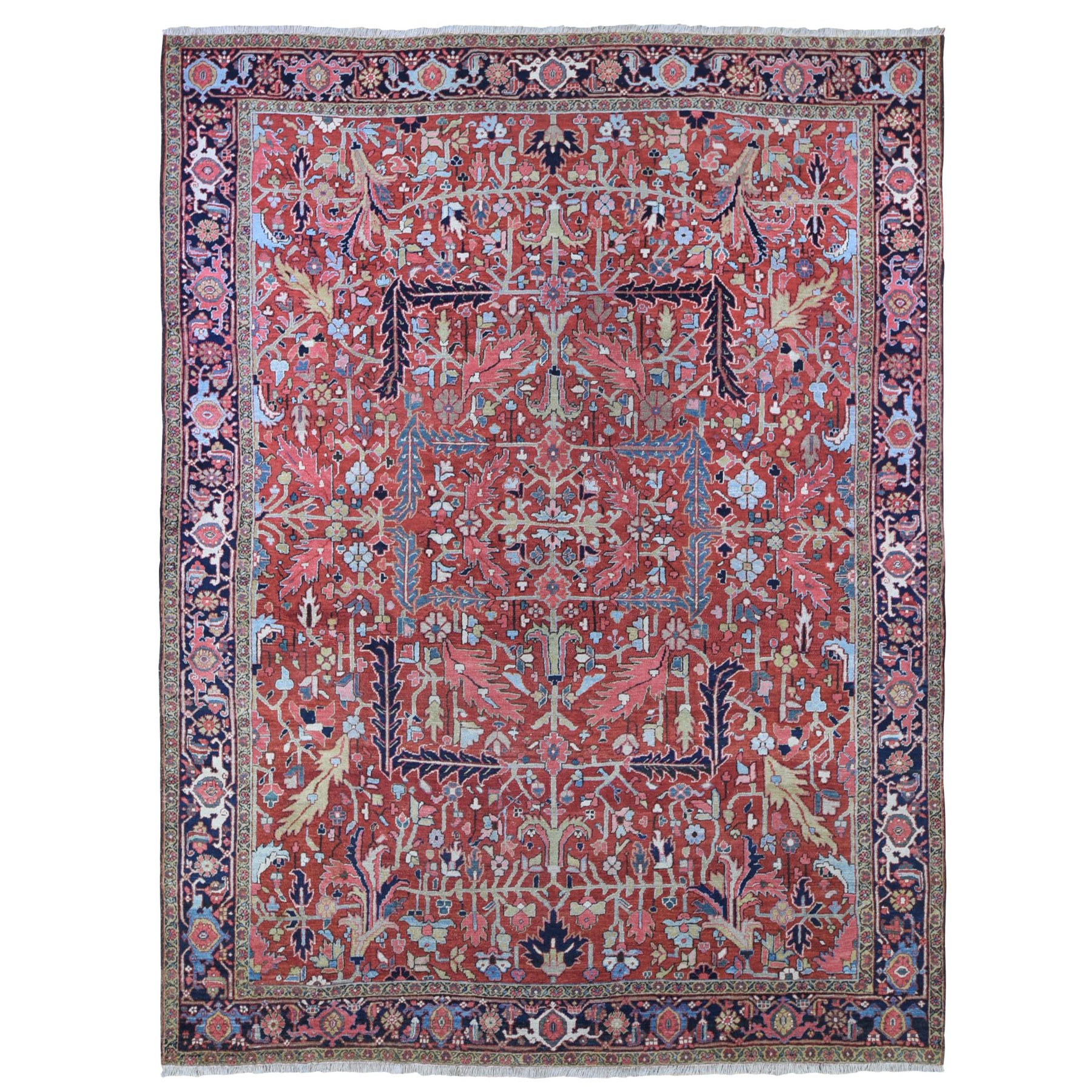 Antique Collection Hand Knotted Red Rug No: 1133306