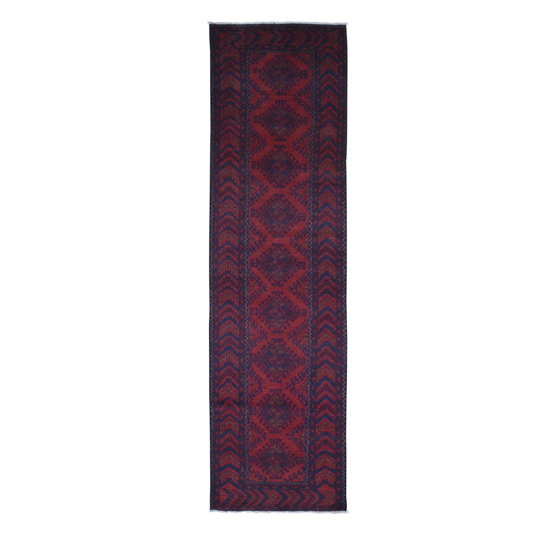 Nomadic And Village Collection Hand Knotted Red Rug No: 1133324