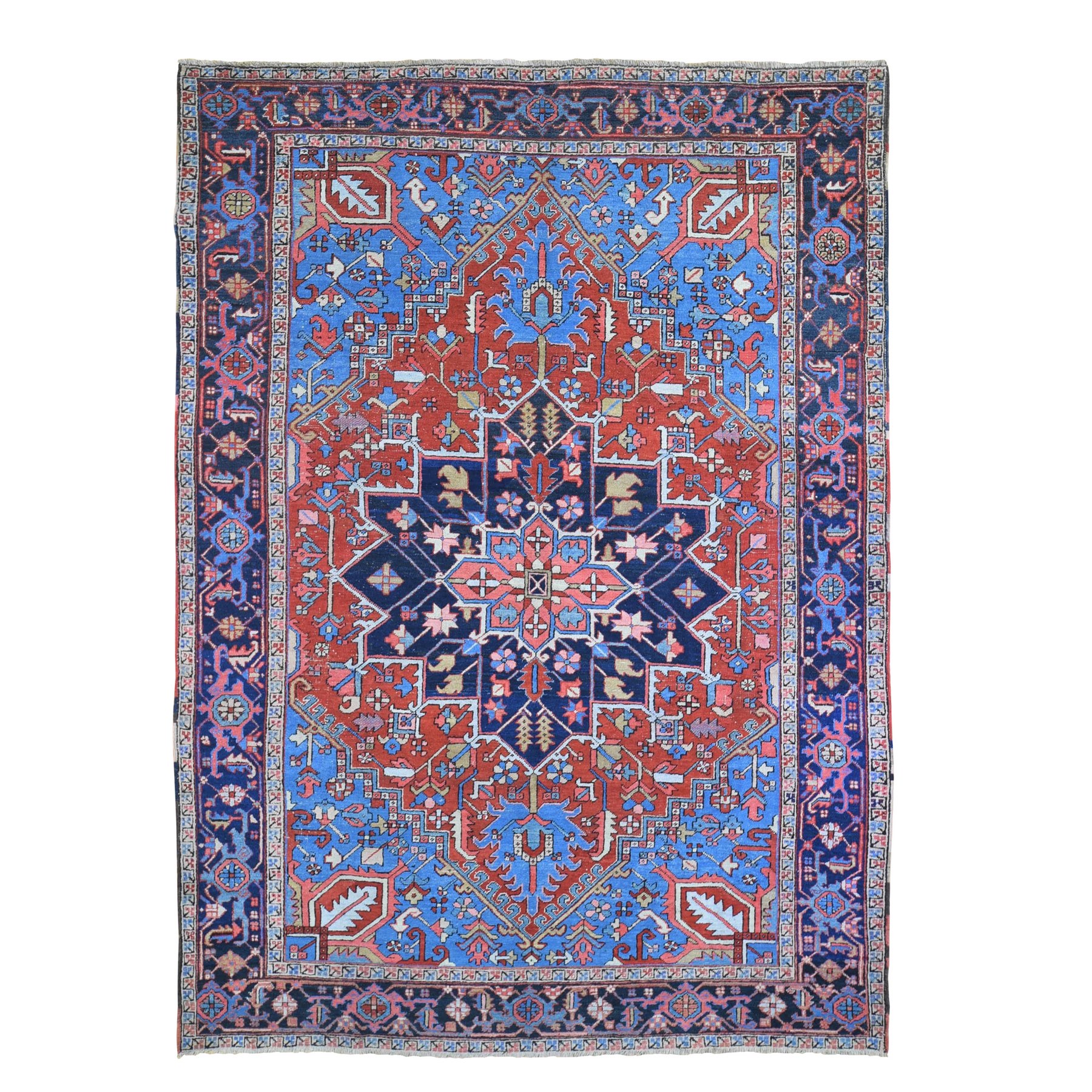 Antique Collection Hand Knotted Red Rug No: 1133378