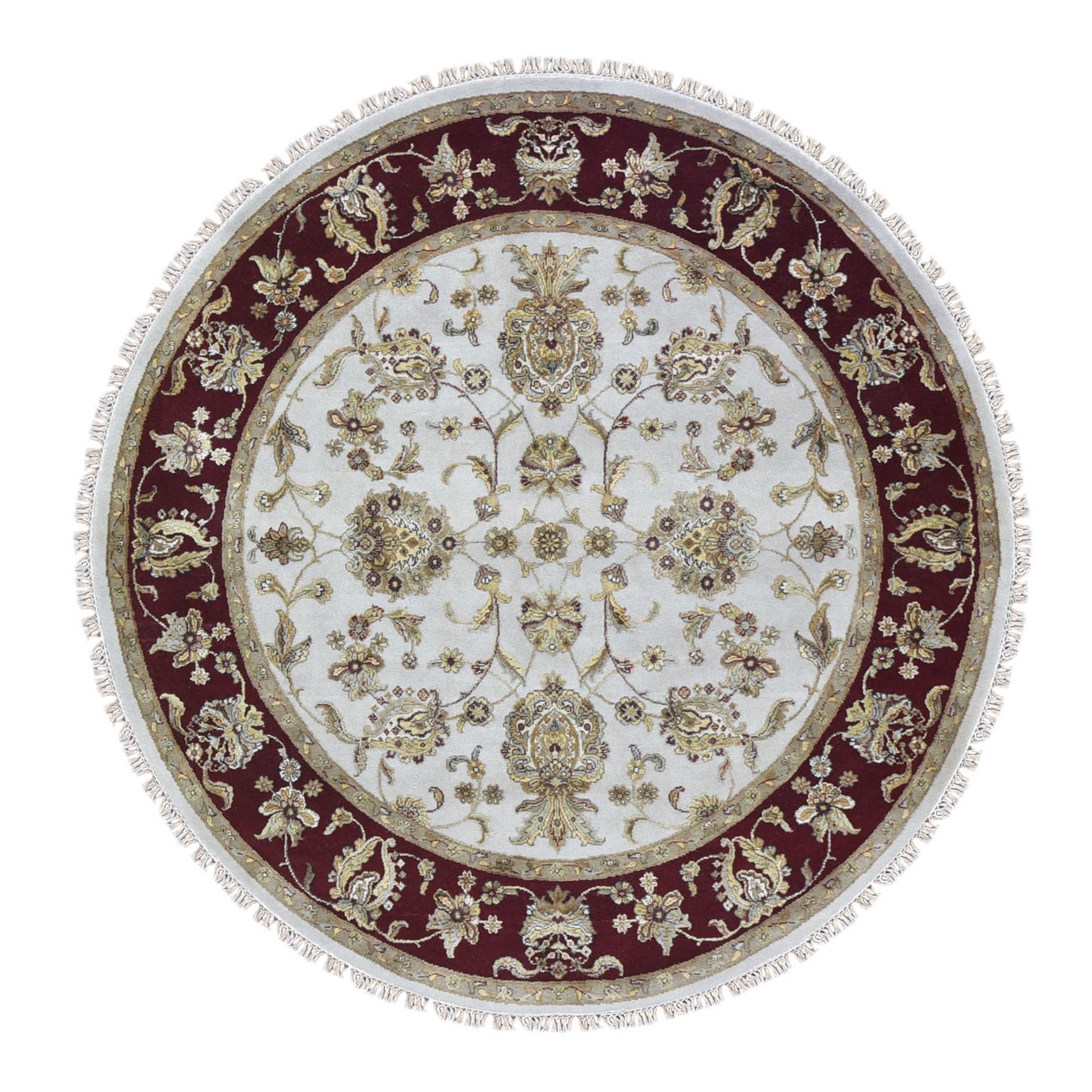 Pahlavi Collection Hand Knotted Ivory Rug No: 1133452
