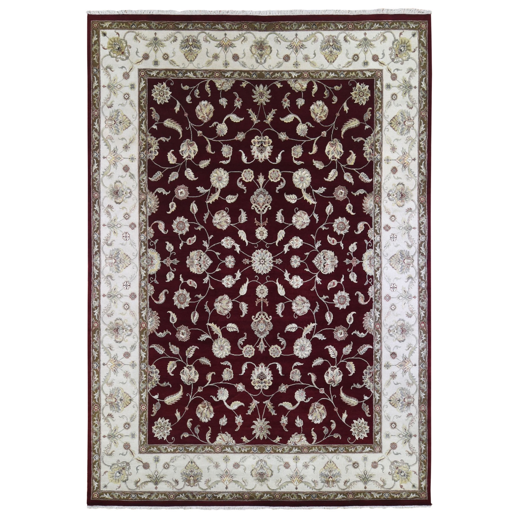 Pahlavi Collection Hand Knotted Red Rug No: 1133486