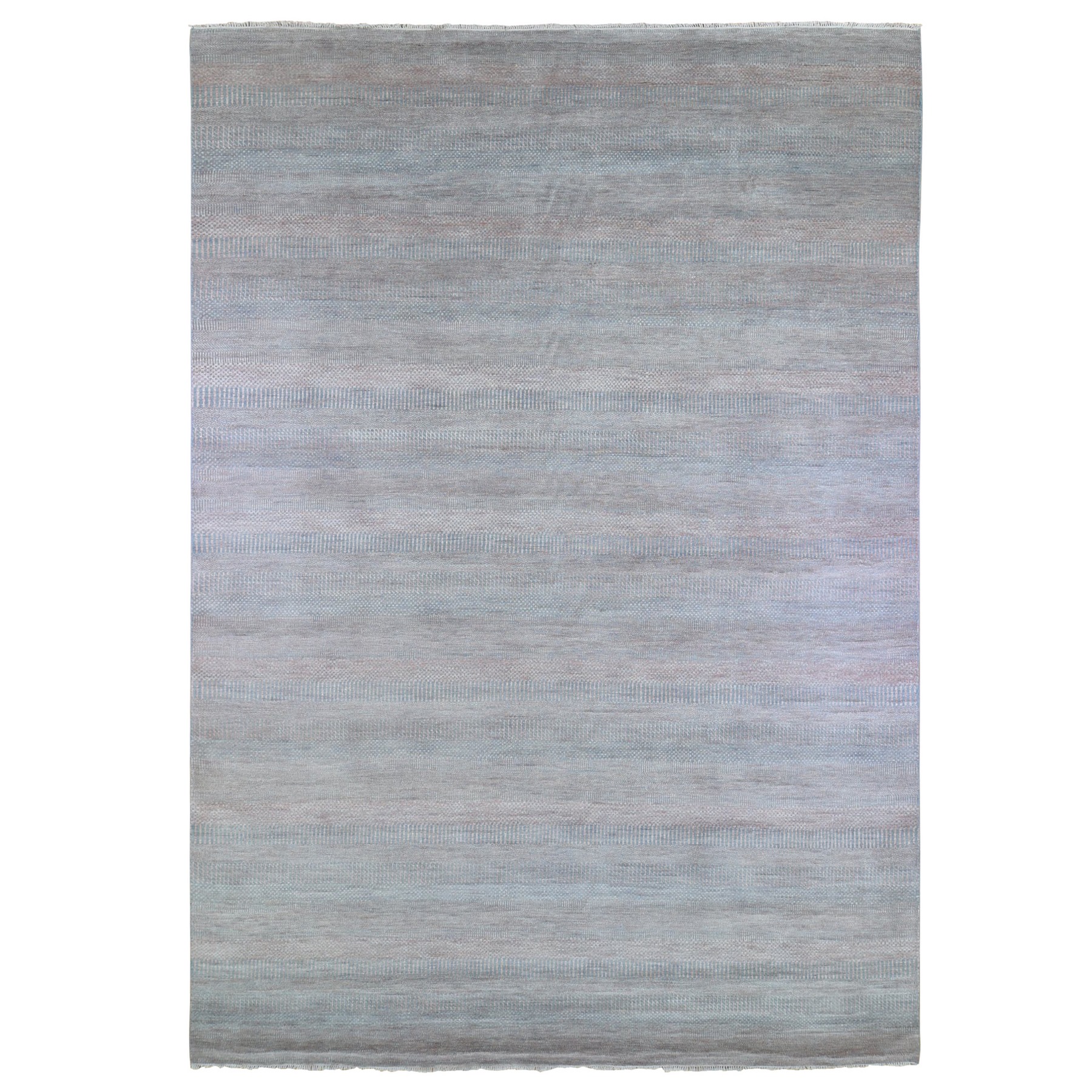 Mid Century Modern Collection Hand Knotted Blue 1133488 Rug