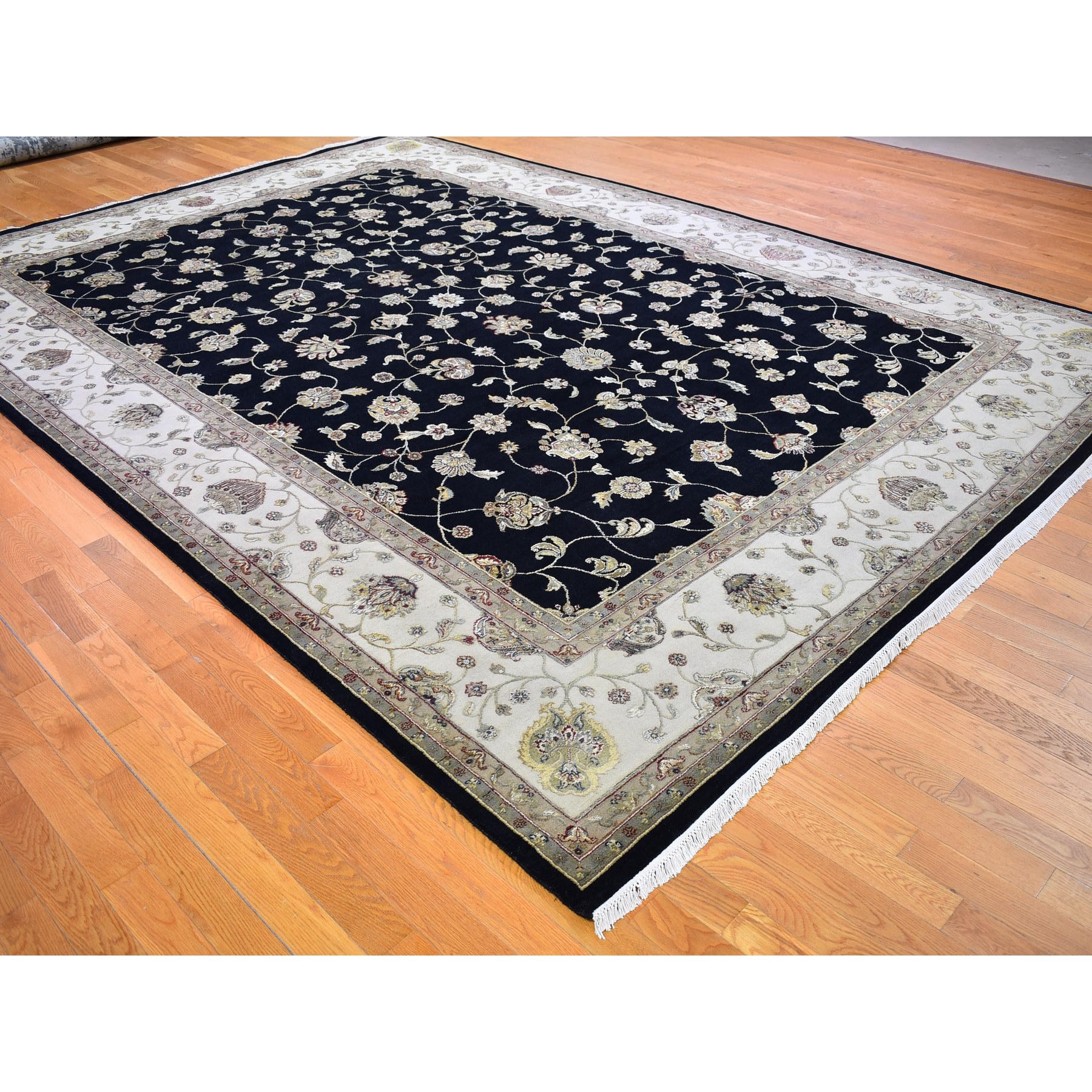 Pahlavi Collection Hand Knotted Black 1133490 Rug