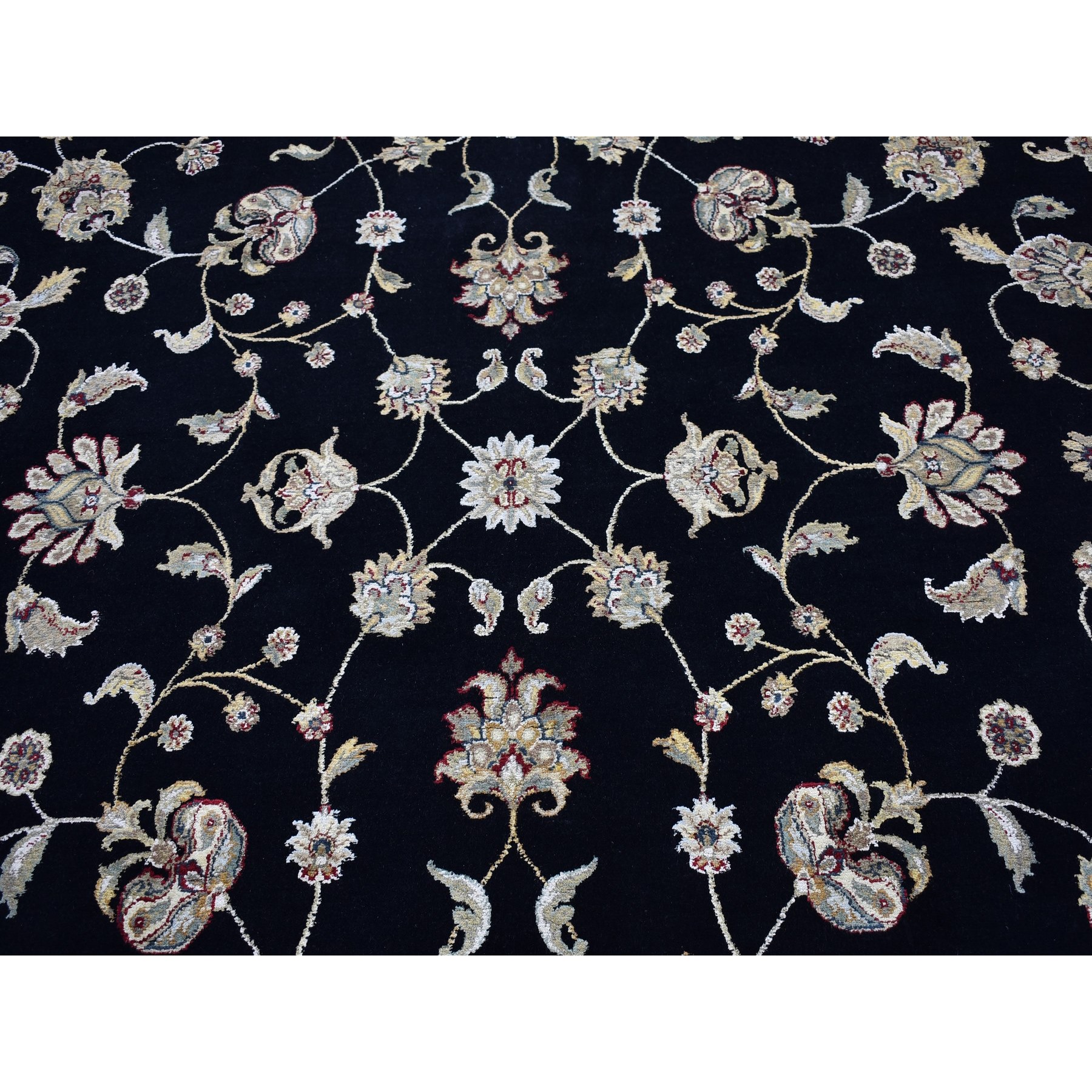 Pahlavi Collection Hand Knotted Black 1133490 Rug