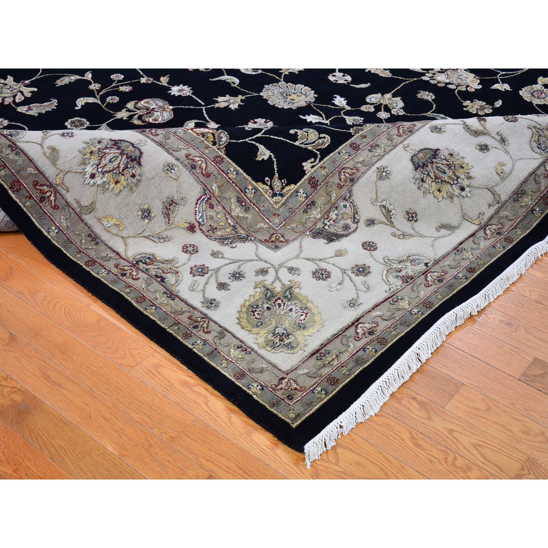 Pahlavi Collection Hand Knotted Black 1133490 Rug