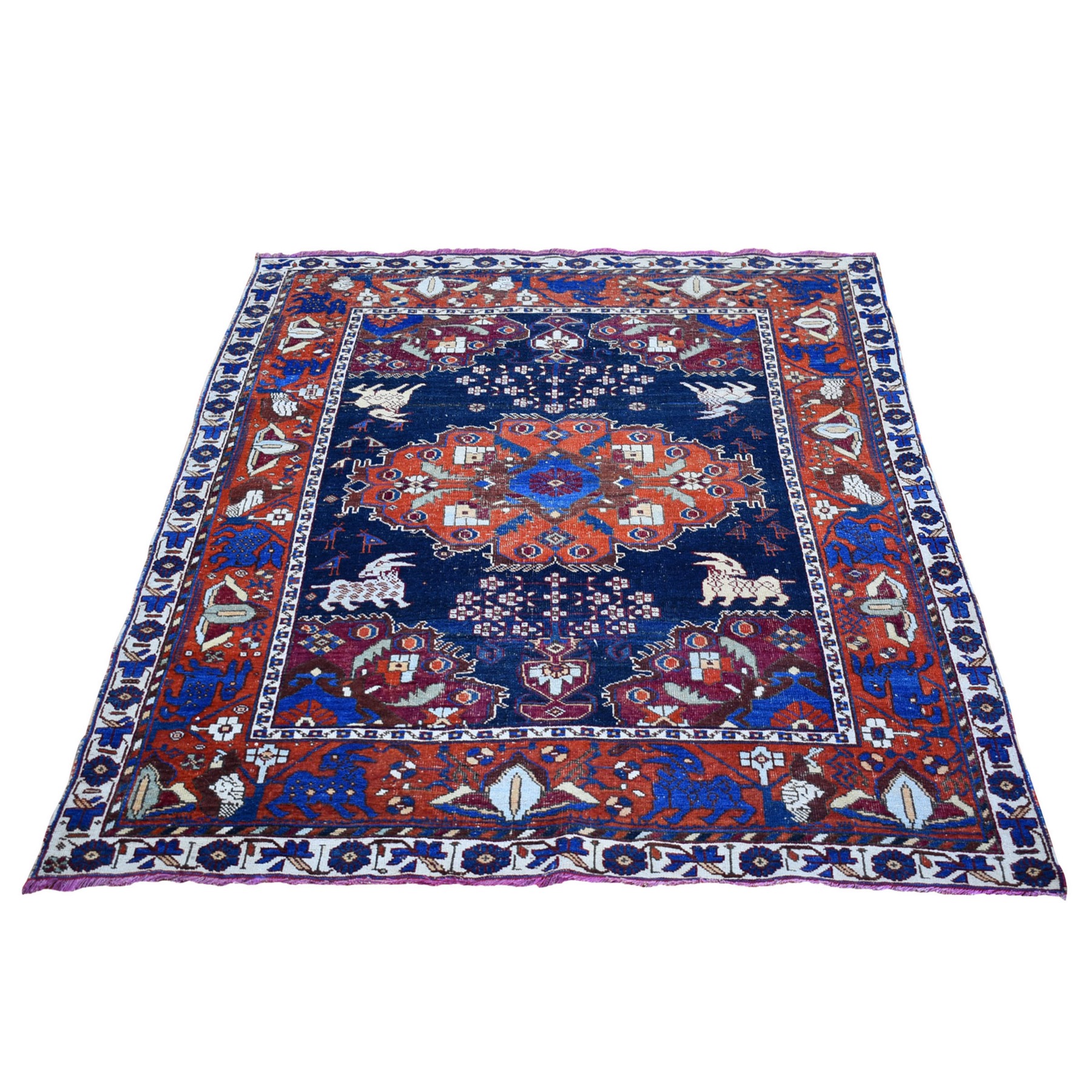Classic Persian Collection Hand Knotted Blue Rug No: 1133494