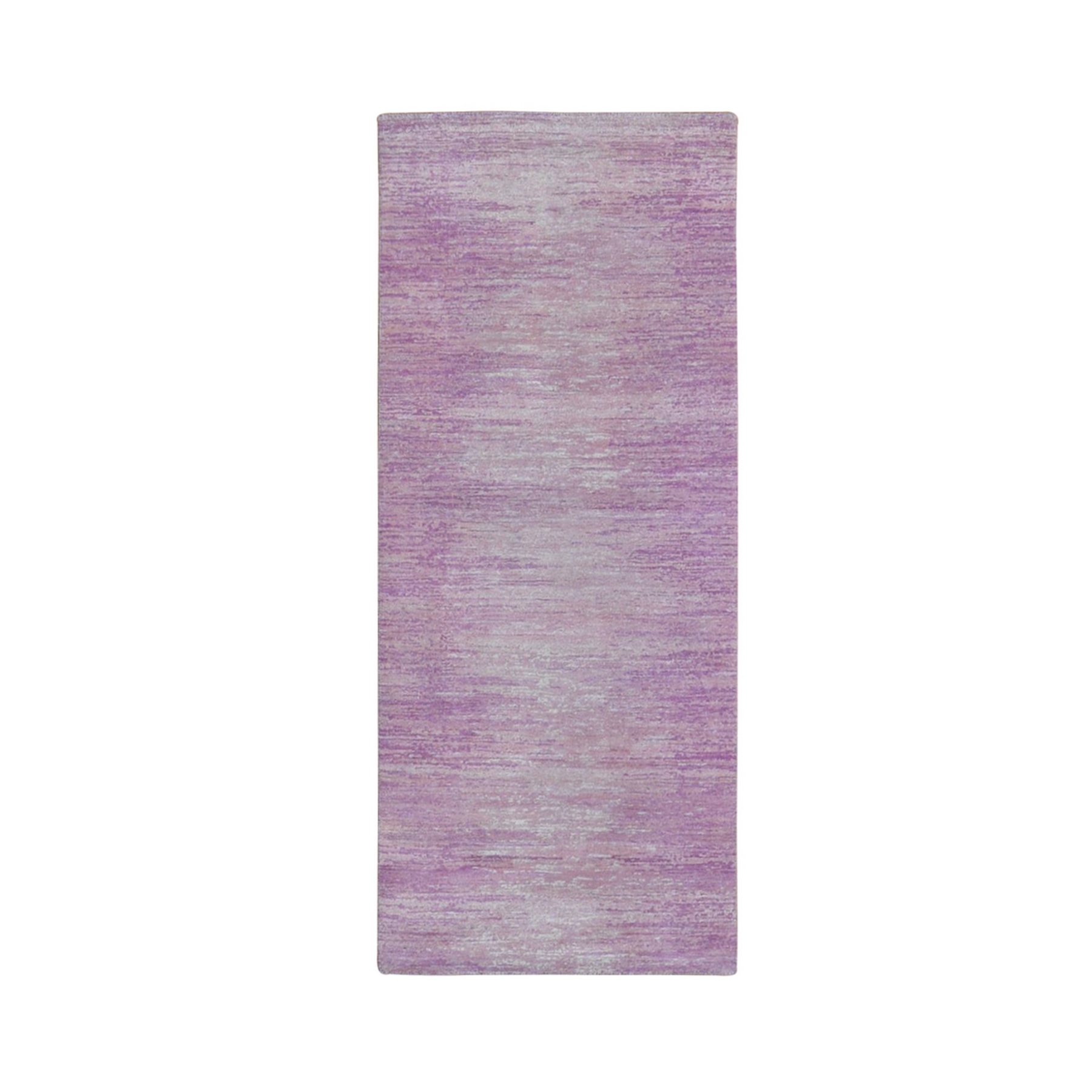 Mid Century Modern Collection Hand Knotted Pink Rug No: 1133506