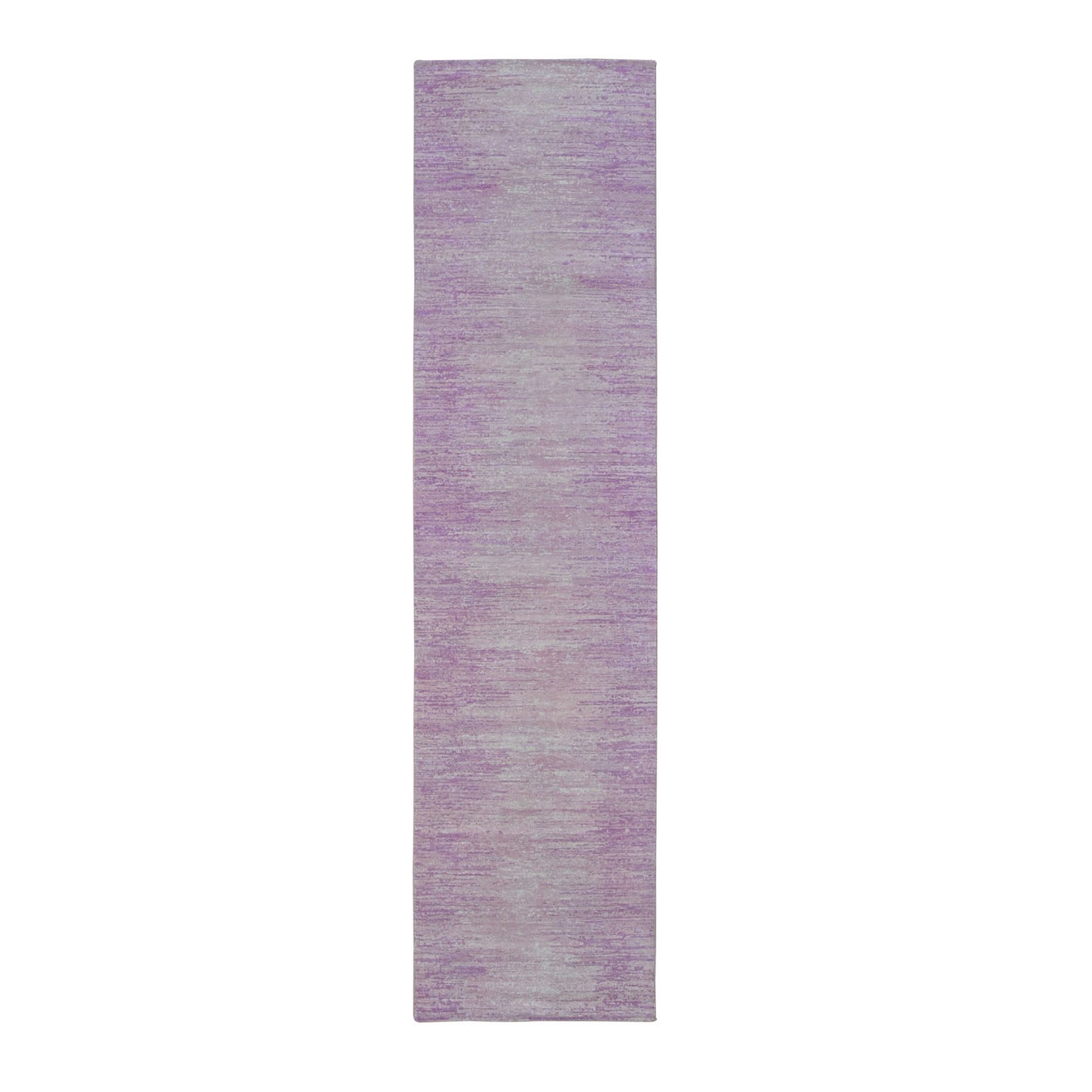 Mid Century Modern Collection Hand Knotted Pink Rug No: 1133508