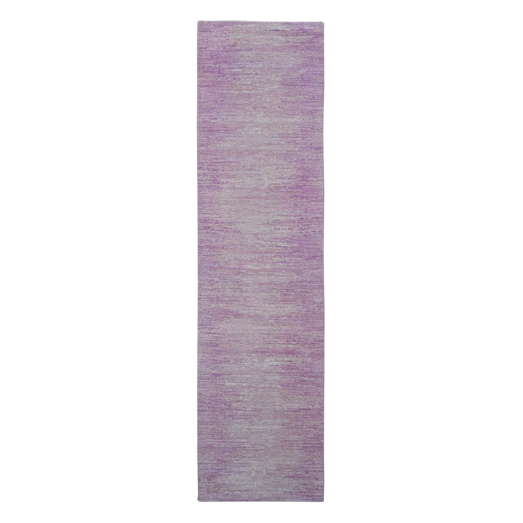 Mid Century Modern Collection Hand Knotted Pink Rug No: 1133516