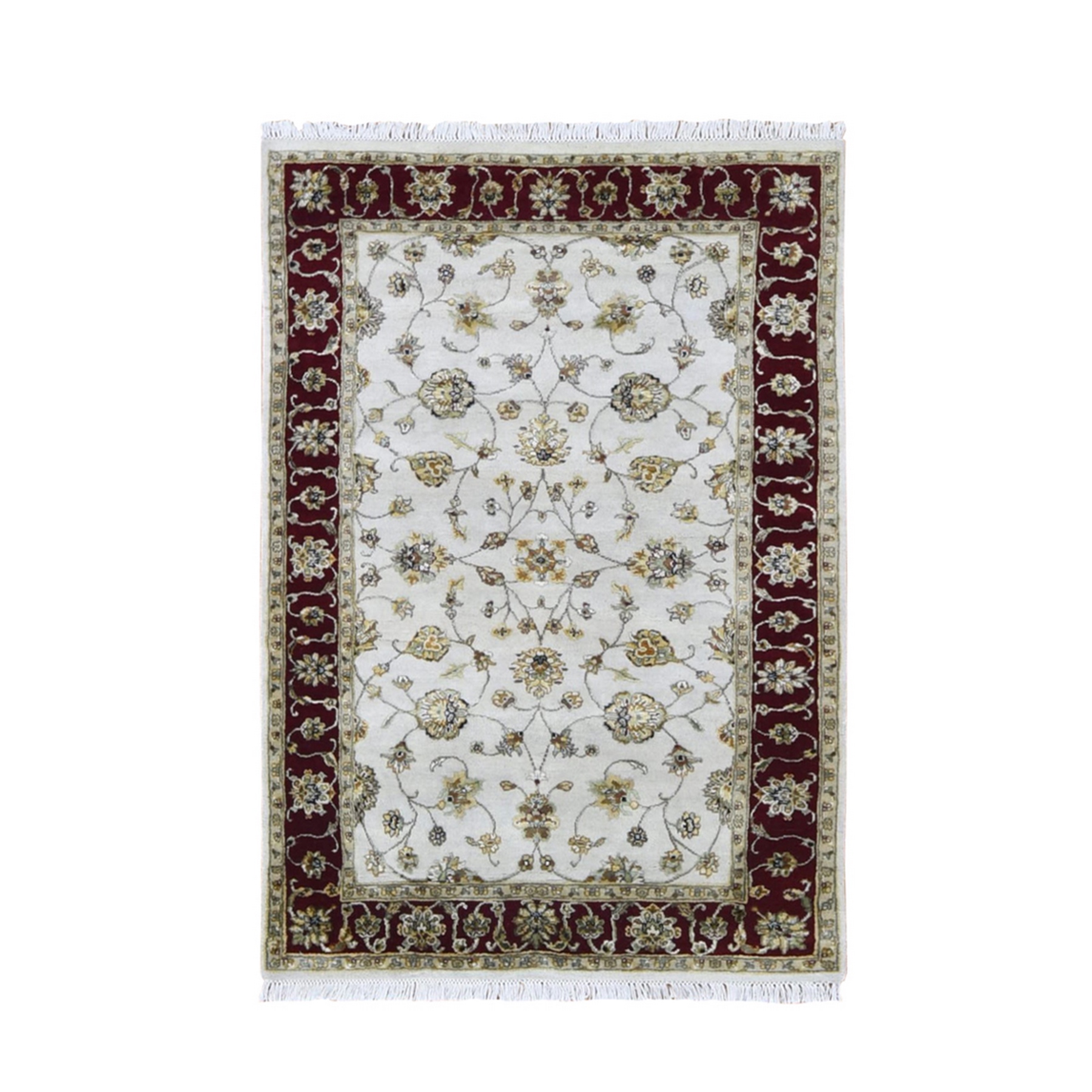 Pahlavi Collection Hand Knotted Ivory Rug No: 1133558