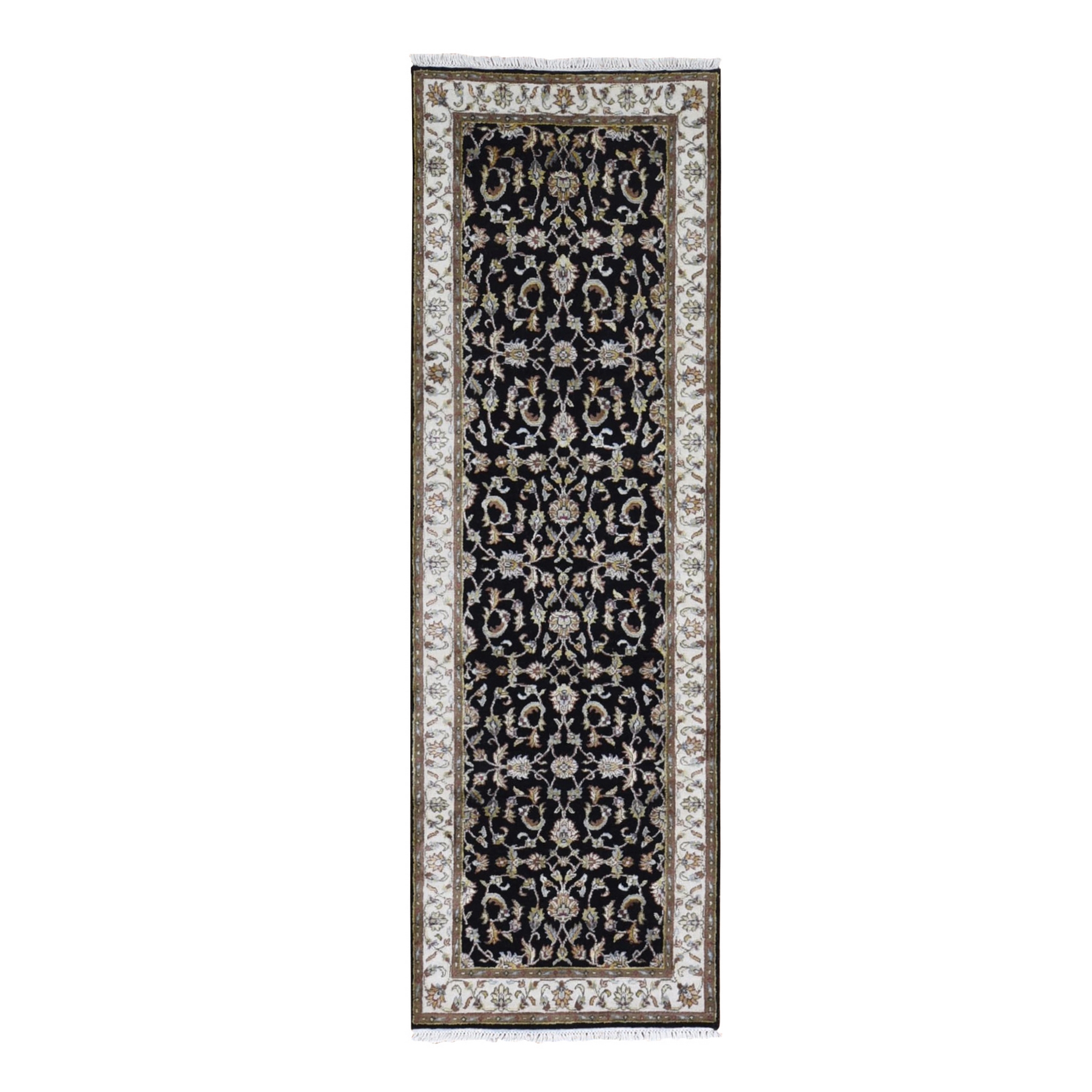 Pahlavi Collection Hand Knotted Black Rug No: 1133560
