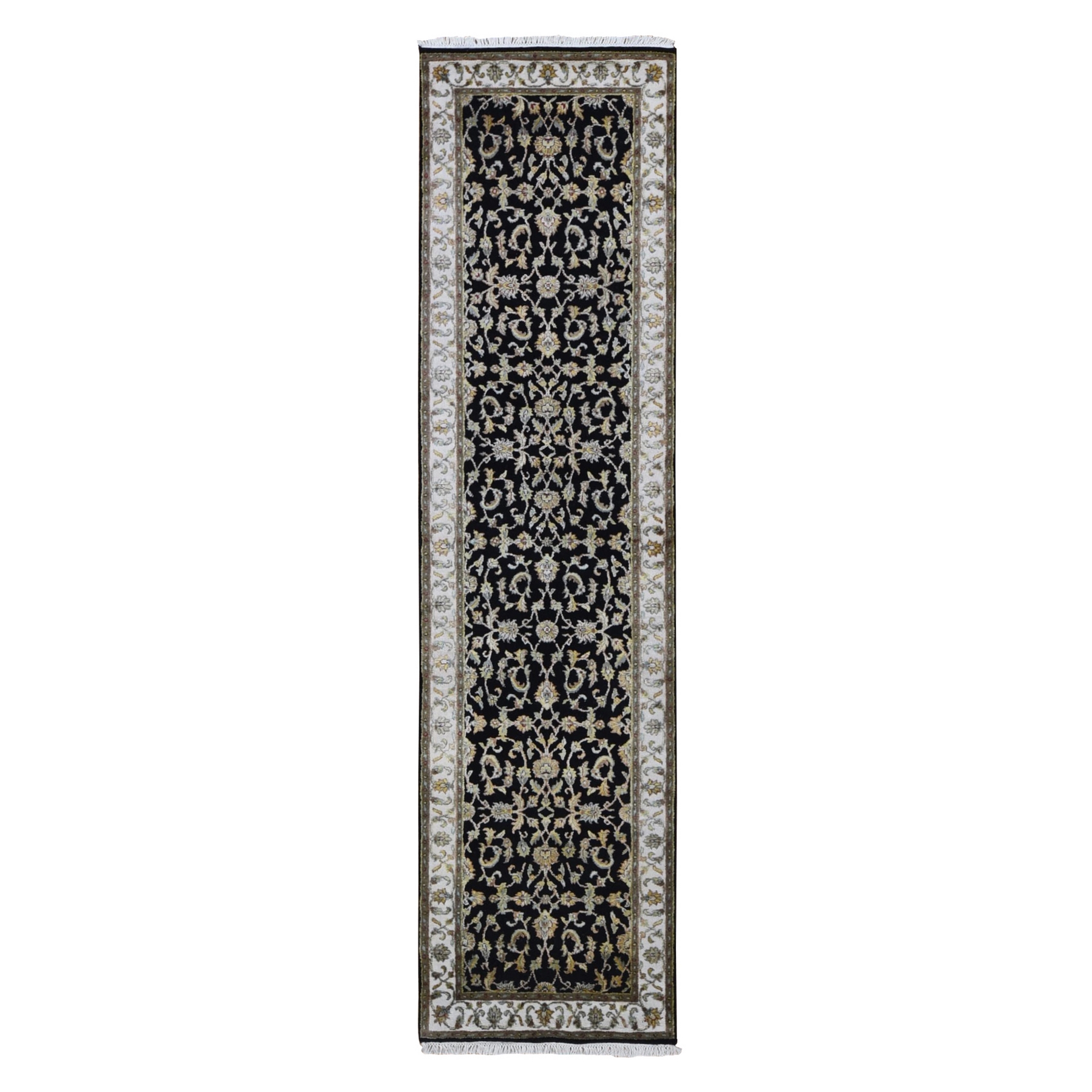 Pahlavi Collection Hand Knotted Black Rug No: 1133562