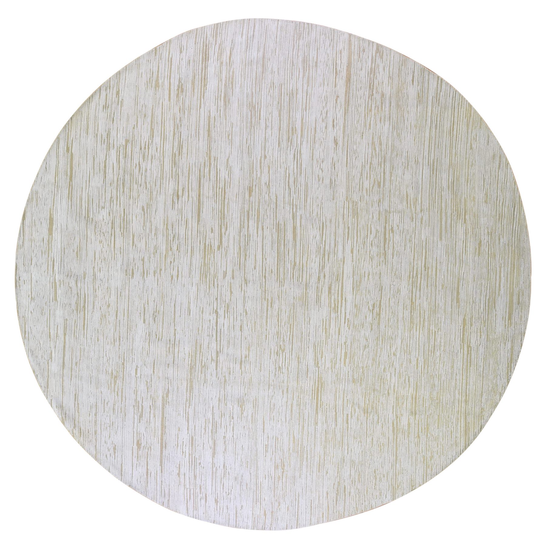 Mid Century Modern Collection Hand Knotted Ivory Rug No: 1133596