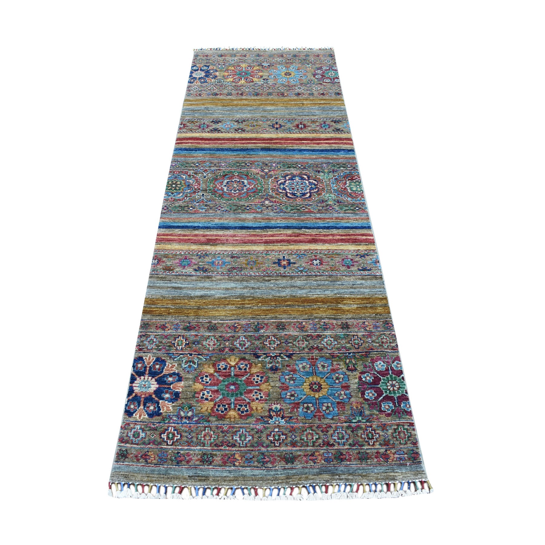  Wool Hand-Knotted Area Rug 2'7