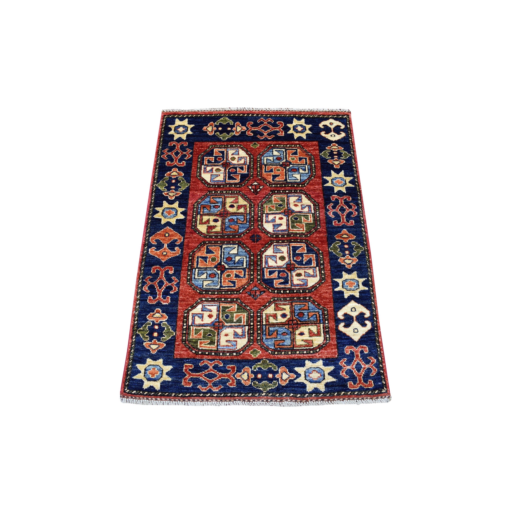 Nomadic And Village Collection Hand Knotted Red Rug No: 1134354