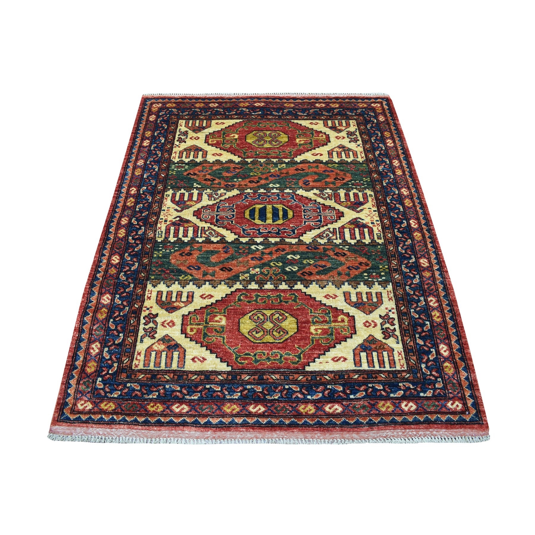Nomadic And Village Collection Hand Knotted Red Rug No: 1134436