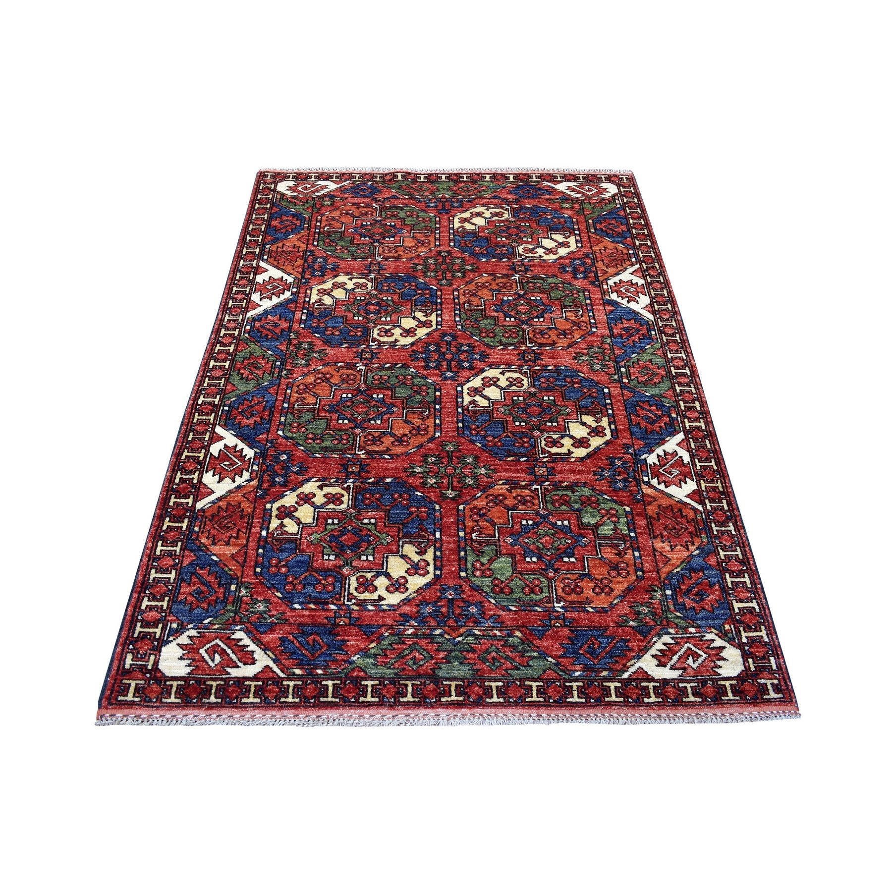 Nomadic And Village Collection Hand Knotted Red Rug No: 1134440