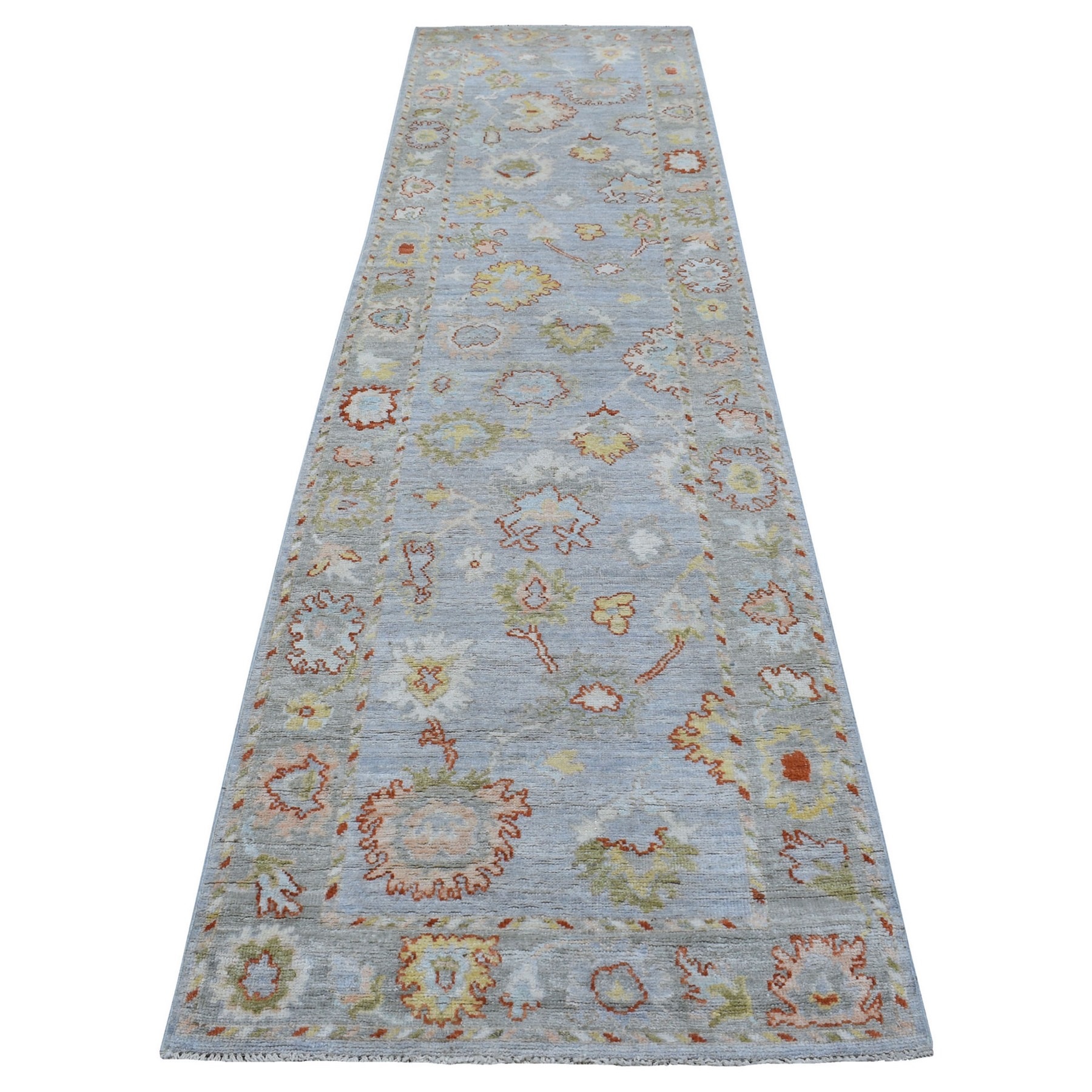 Agra And Turkish Collection Hand Knotted Grey Rug No: 1134738