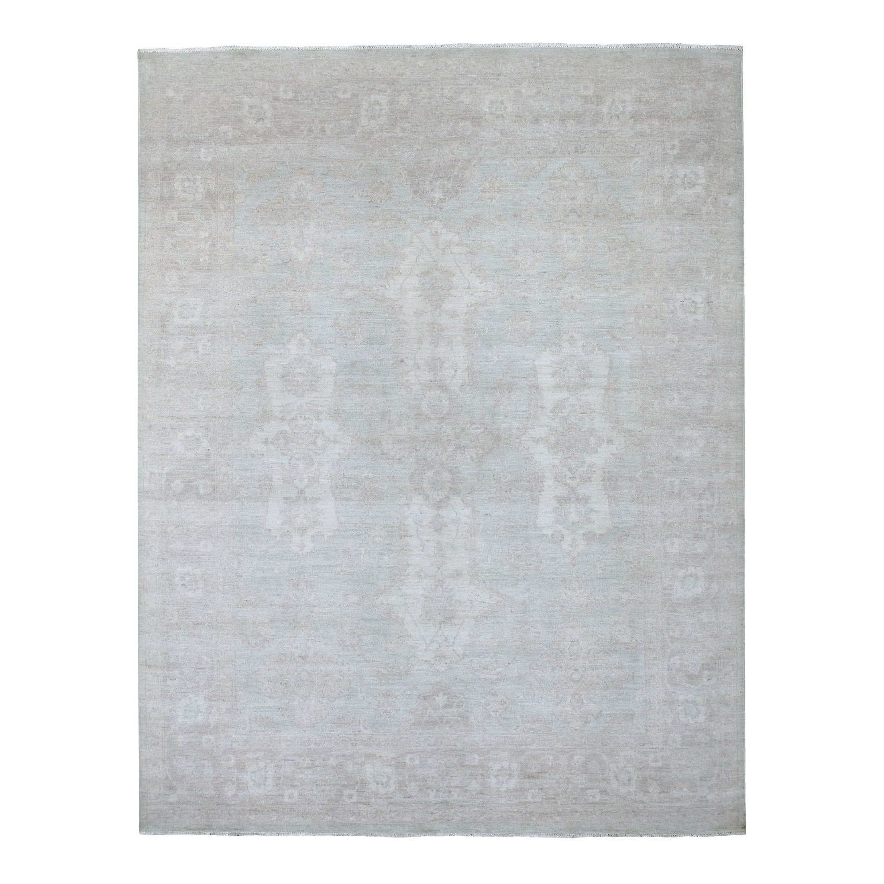 Agra And Turkish Collection Hand Knotted Blue Rug No: 1134996