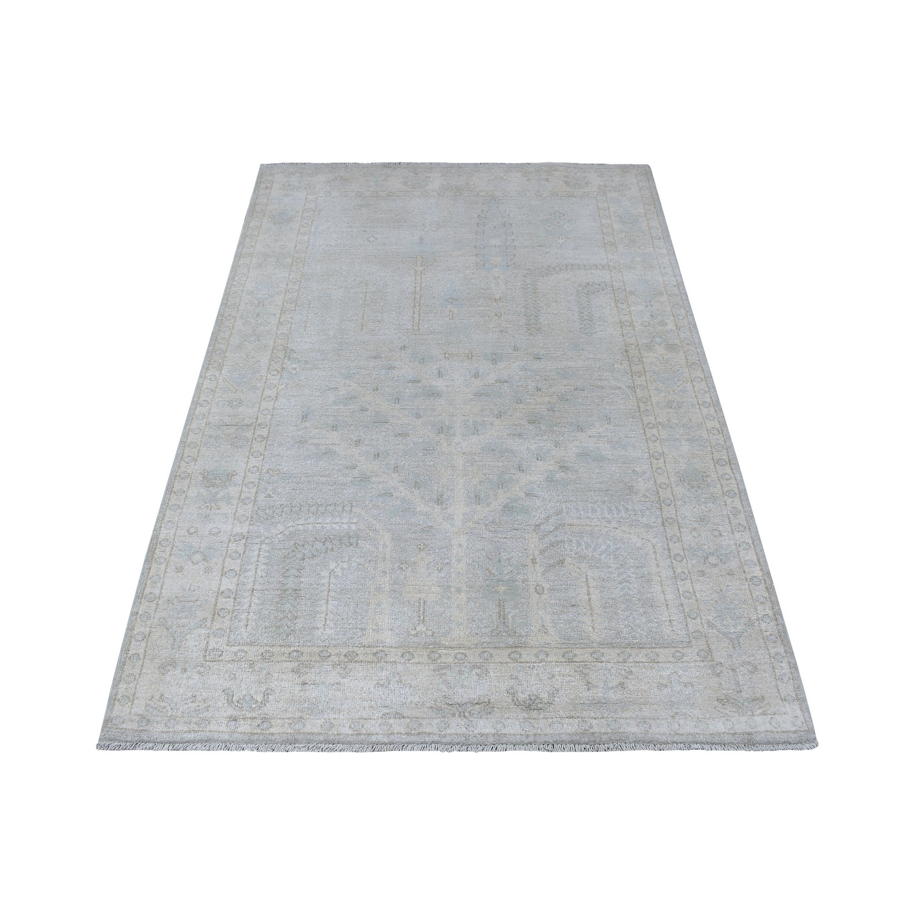 Agra And Turkish Collection Hand Knotted Blue Rug No: 1135108
