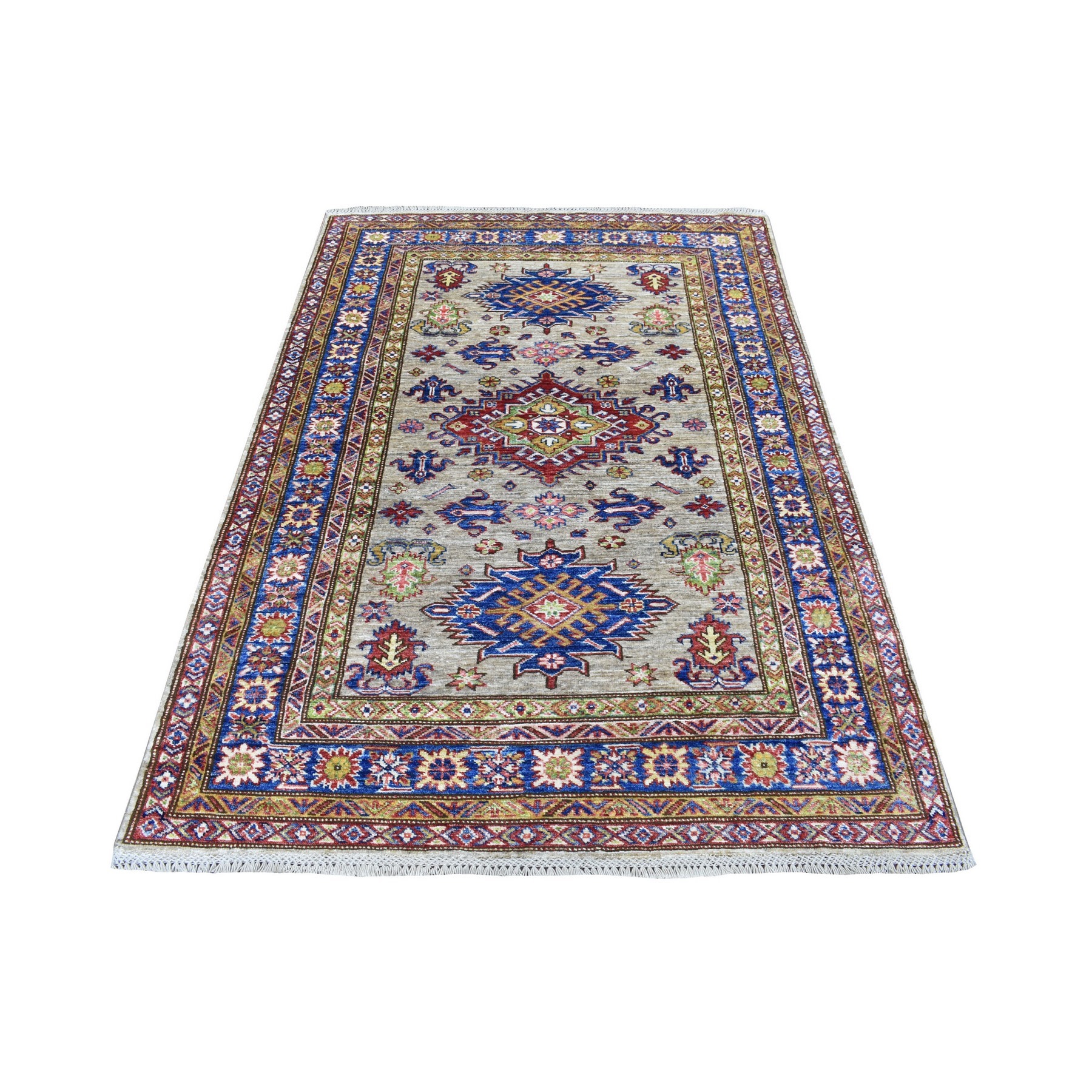 Caucasian Collection Hand Knotted Beige Rug No: 1135284