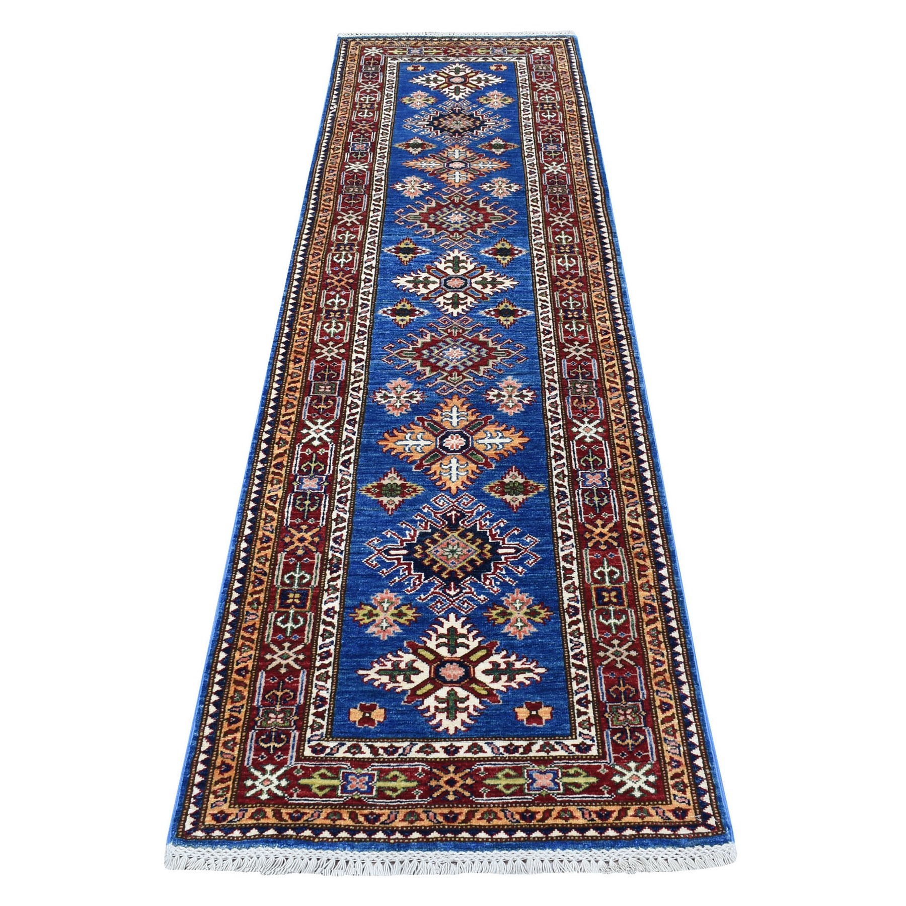 Caucasian Collection Hand Knotted Blue Rug No: 1135308