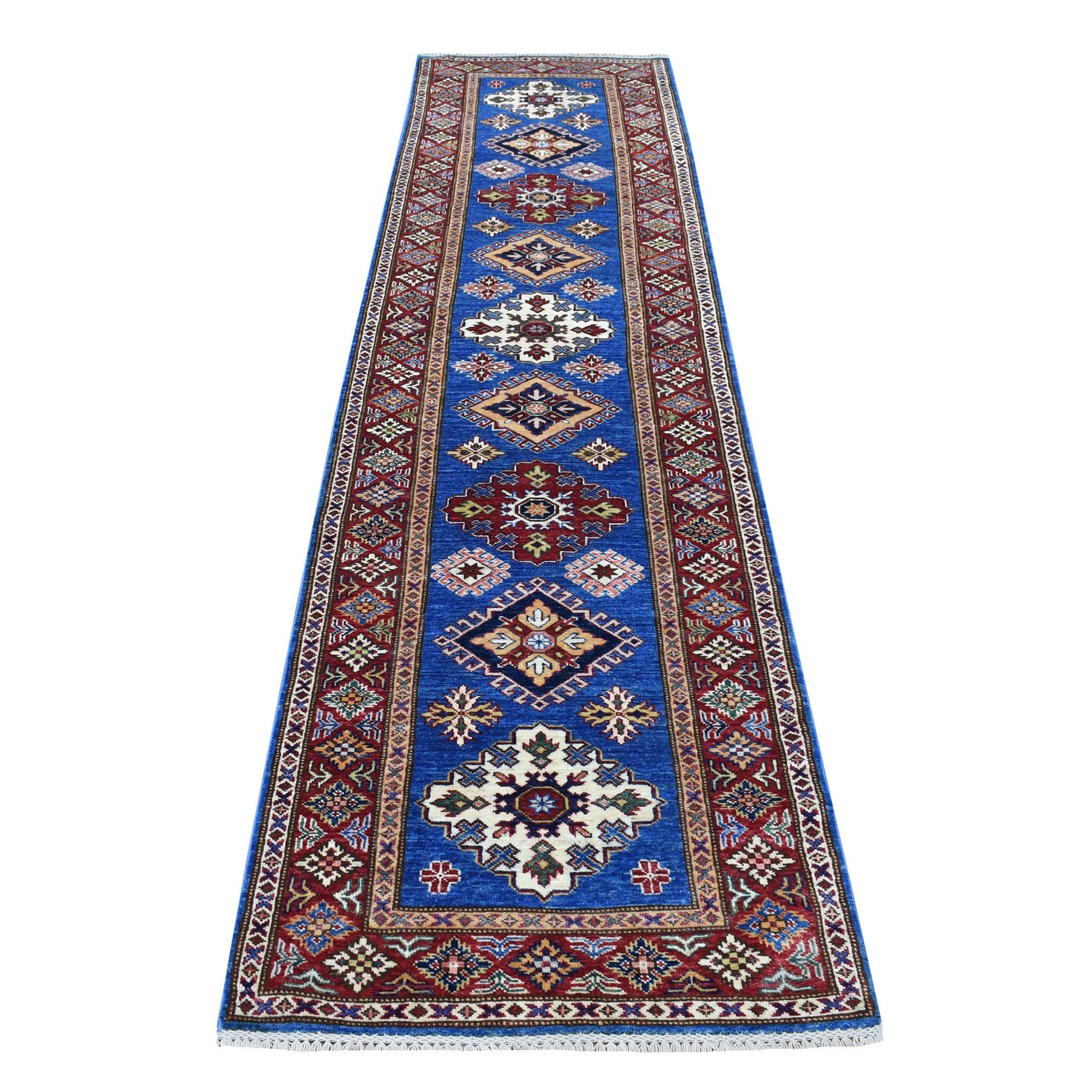 Caucasian Collection Hand Knotted Blue Rug No: 1135310