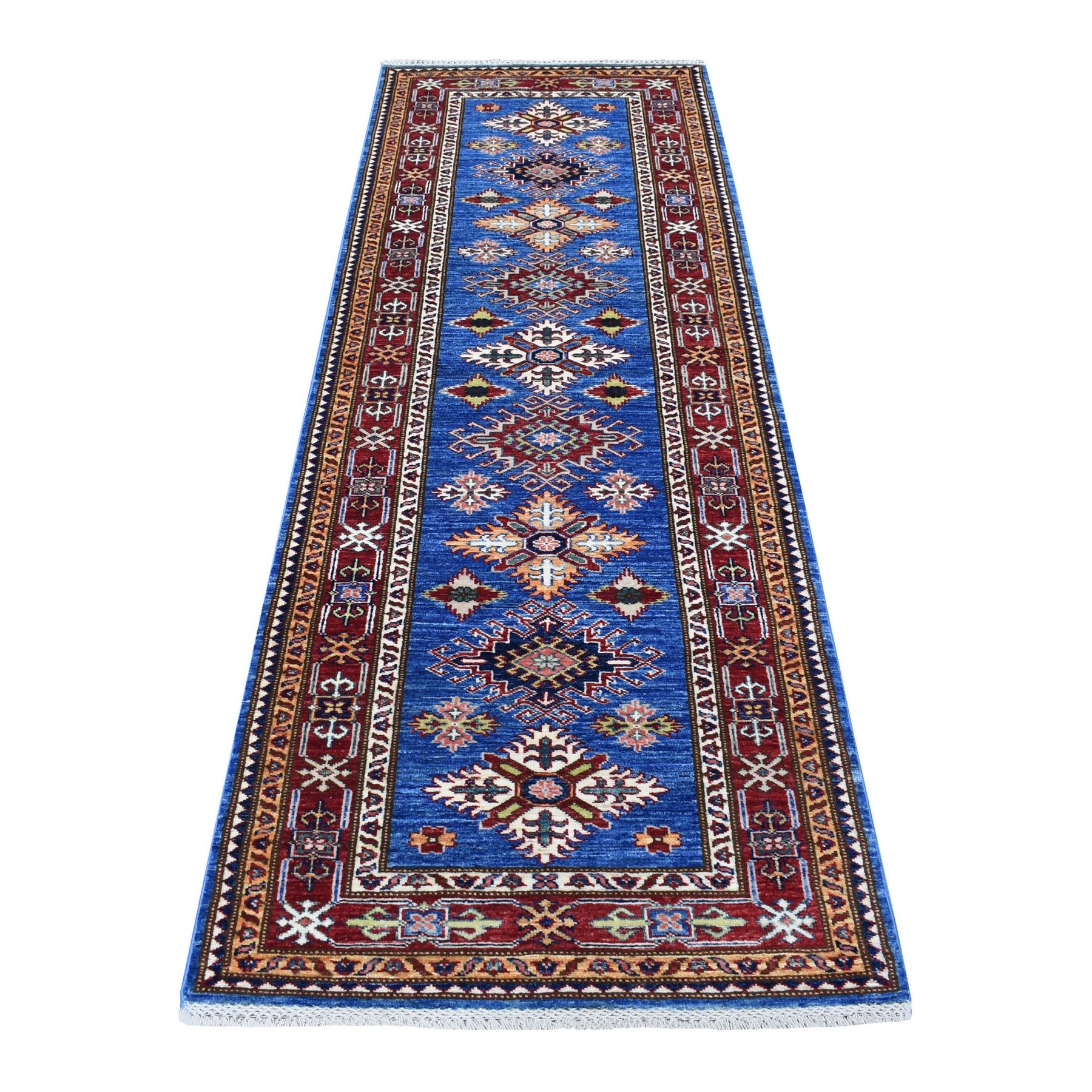 Caucasian Collection Hand Knotted Blue Rug No: 1135316