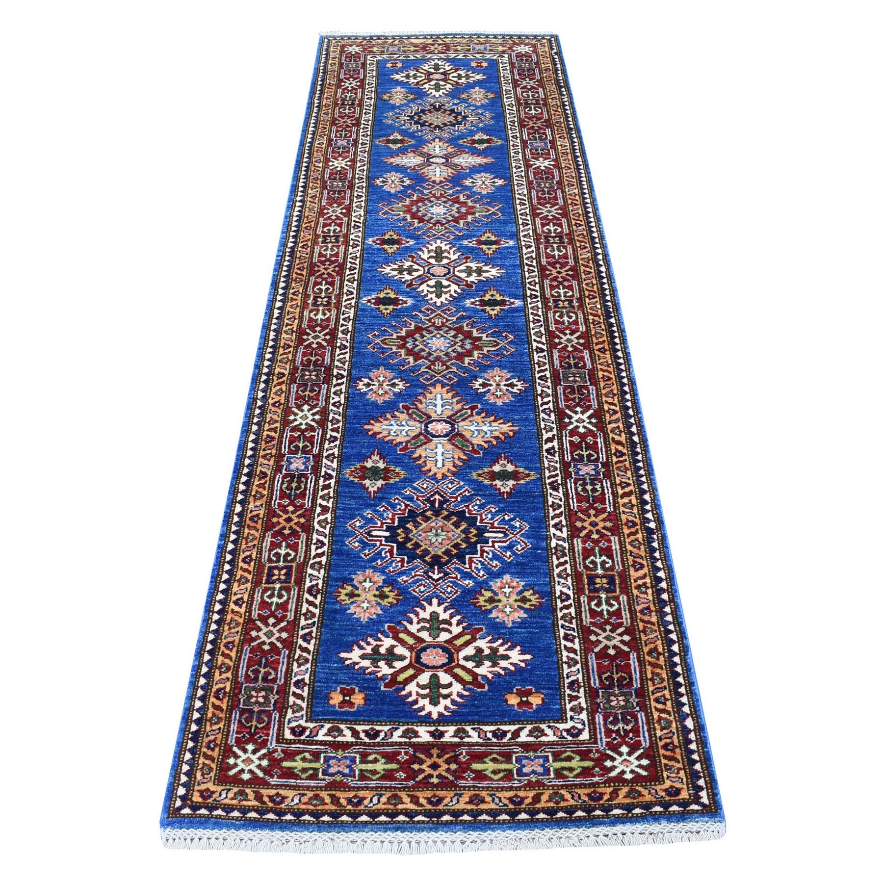 Caucasian Collection Hand Knotted Blue Rug No: 1135320