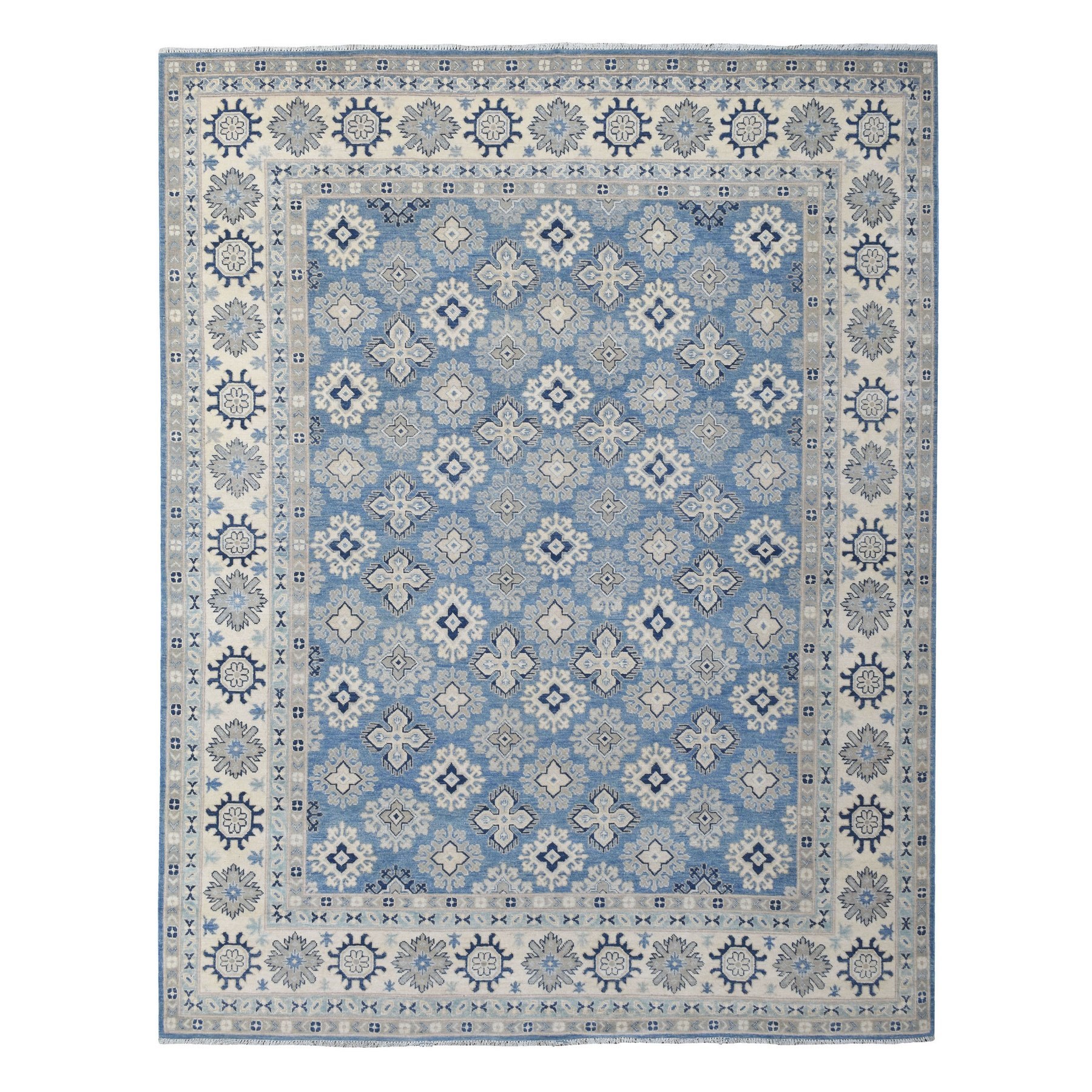 Caucasian Collection Hand Knotted Blue Rug No: 1135368