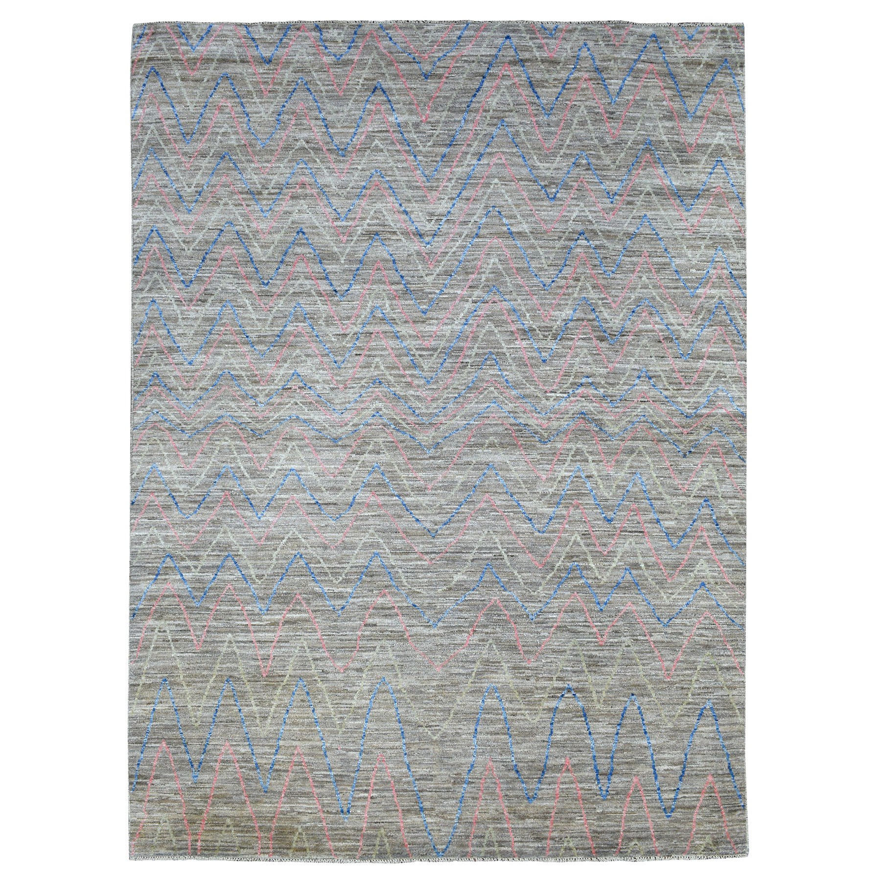 Nomadic And Village Collection Hand Knotted Brown Rug No: 1135754
