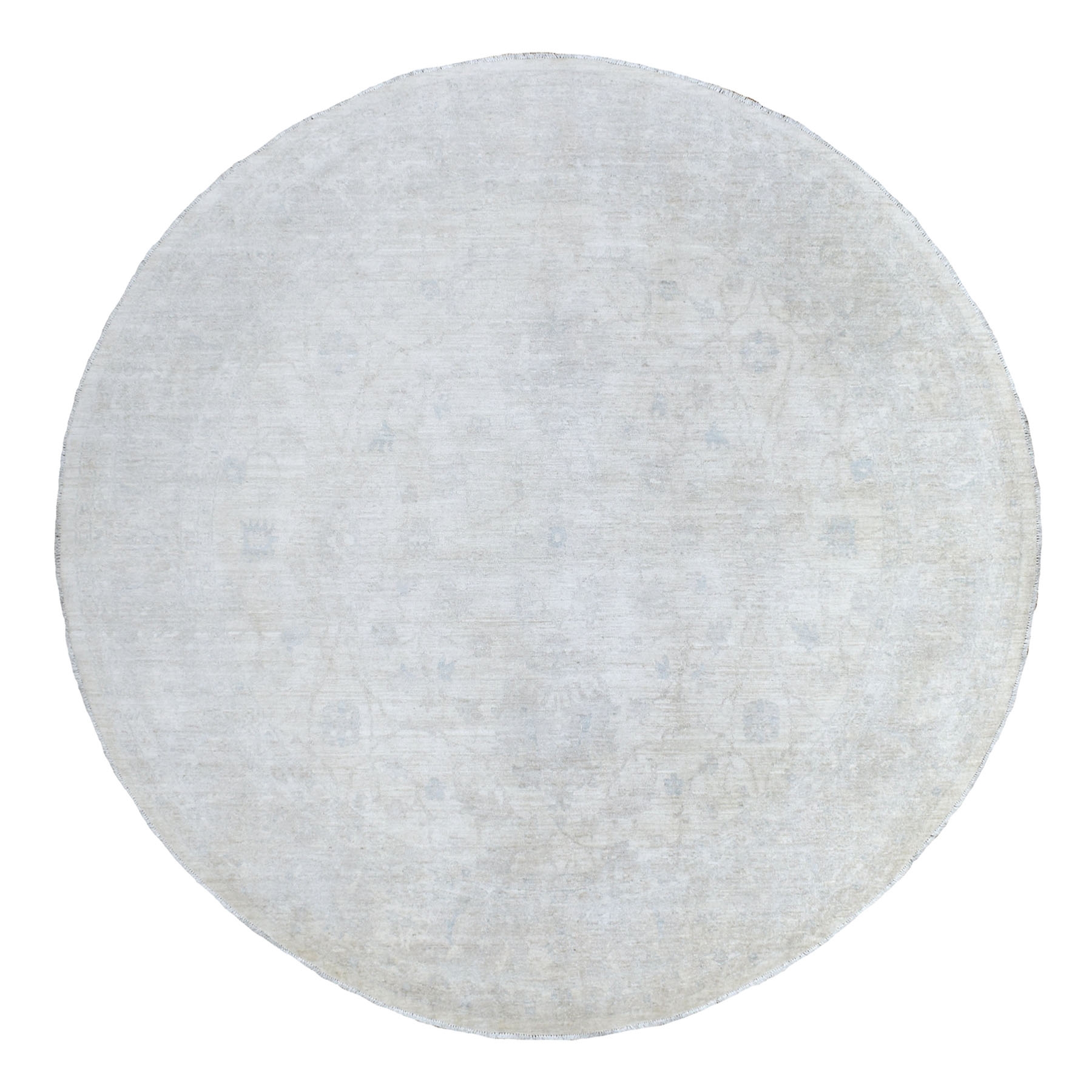 Agra And Turkish Collection Hand Knotted Ivory Rug No: 1135770