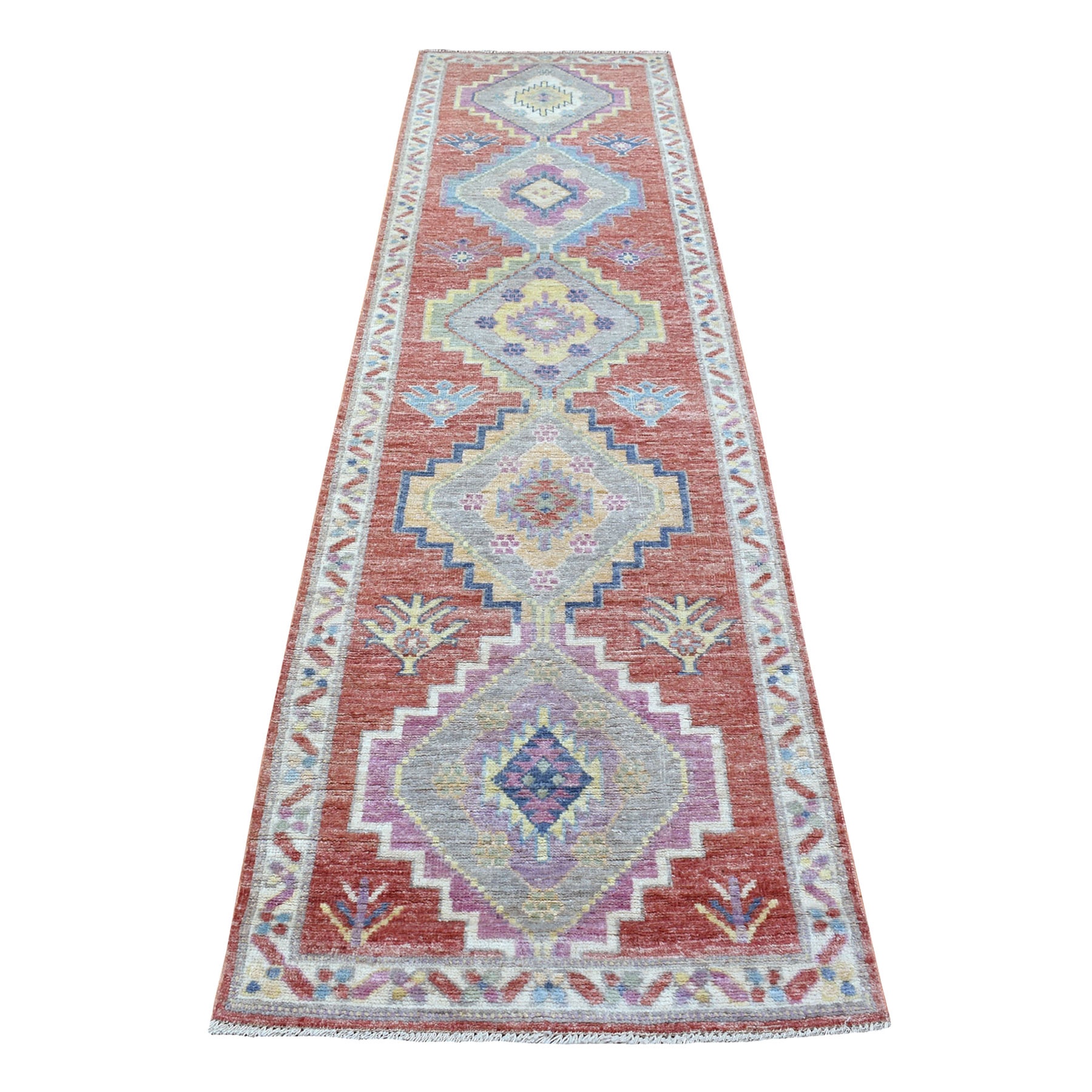 Agra And Turkish Collection Hand Knotted Red Rug No: 1135784