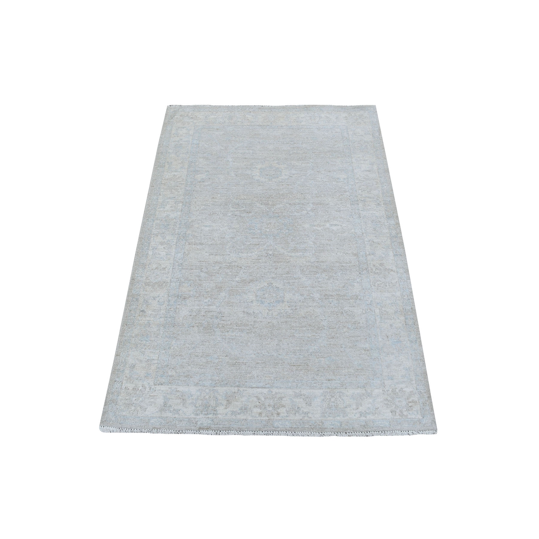 Agra And Turkish Collection Hand Knotted Beige Rug No: 1135808