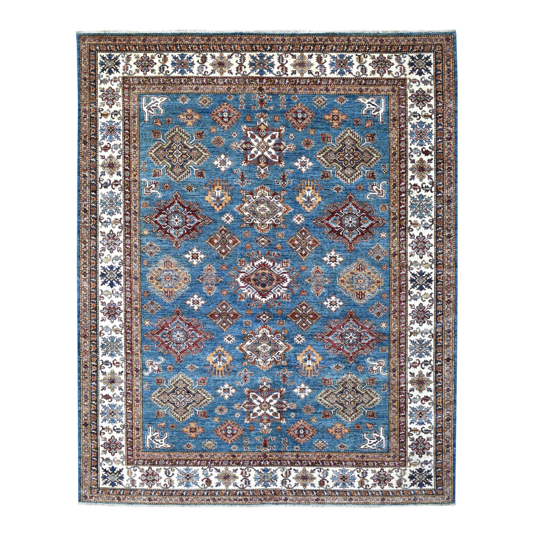 Caucasian Collection Hand Knotted Blue Rug No: 1135976