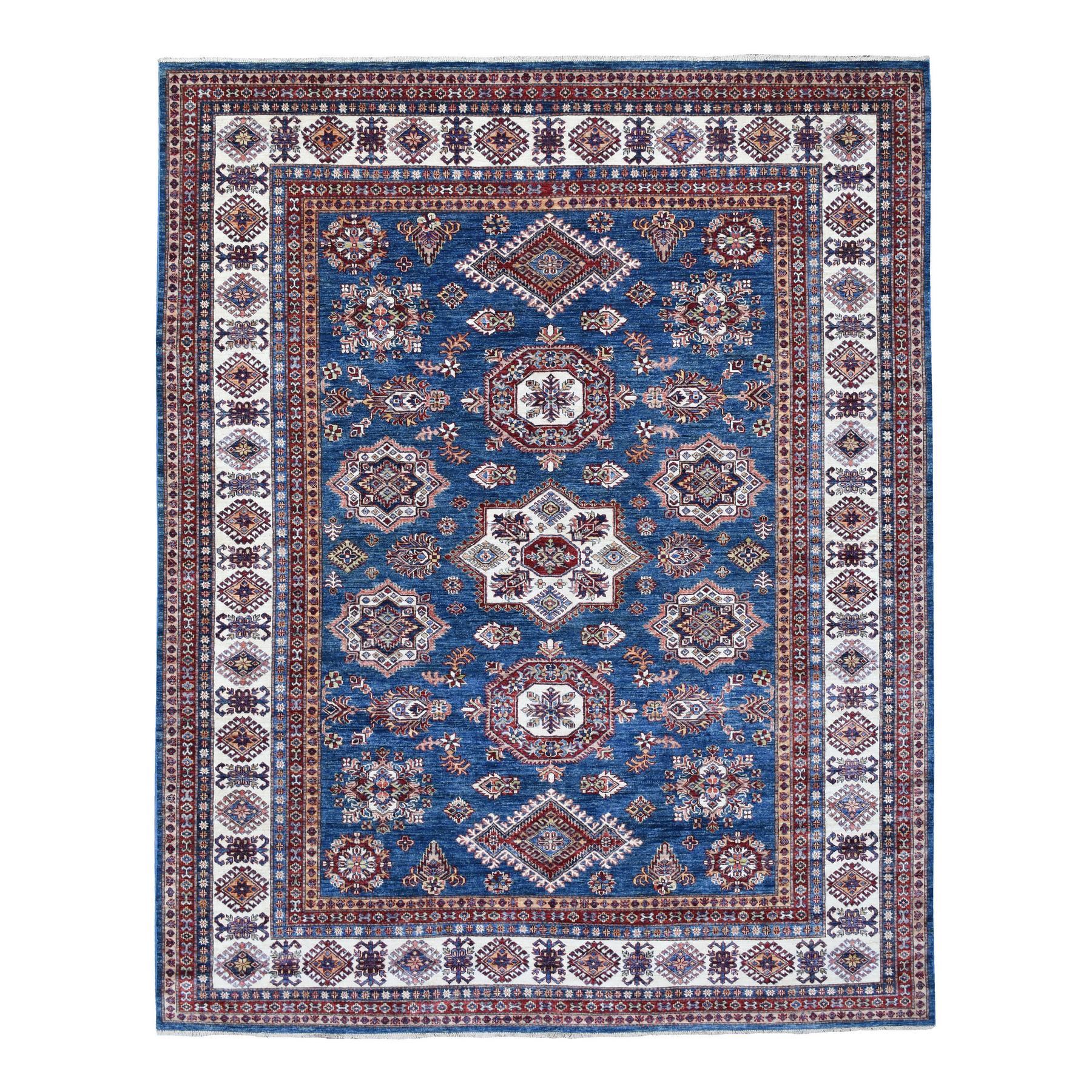 Caucasian Collection Hand Knotted Blue Rug No: 1135978