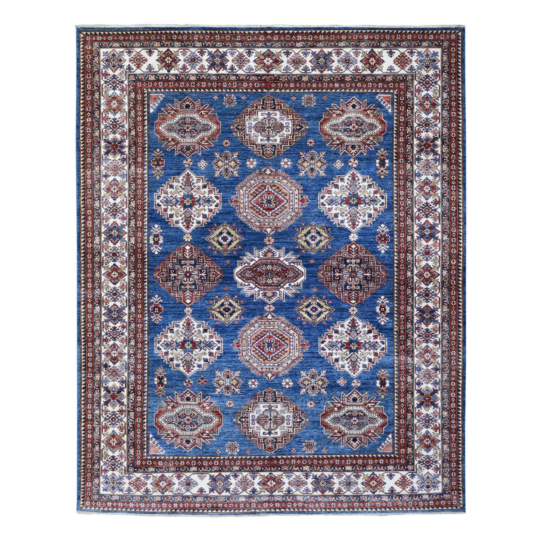 Caucasian Collection Hand Knotted Blue Rug No: 1135980