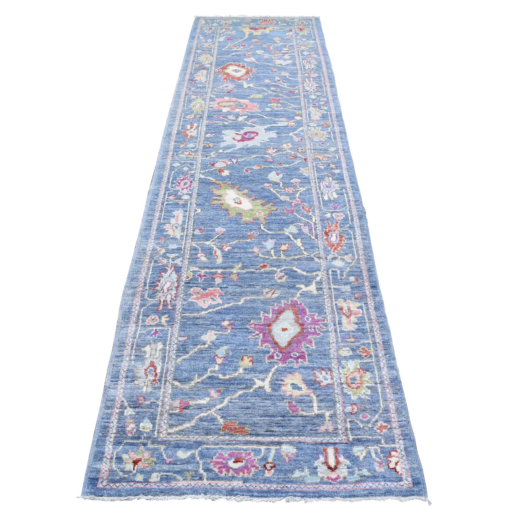Agra And Turkish Collection Hand Knotted Blue Rug No: 1136012