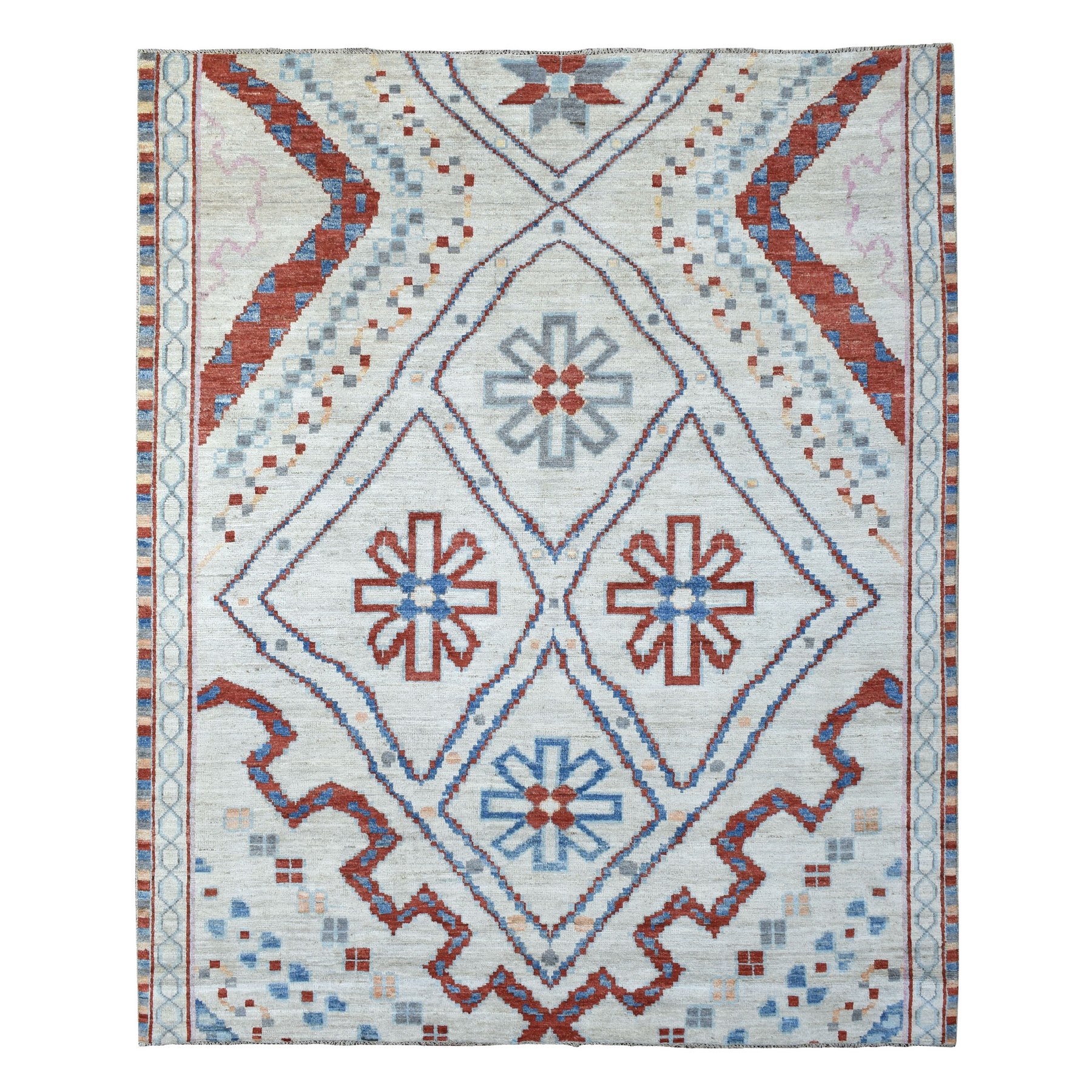 Nomadic And Village Collection Hand Knotted Beige Rug No: 1136022