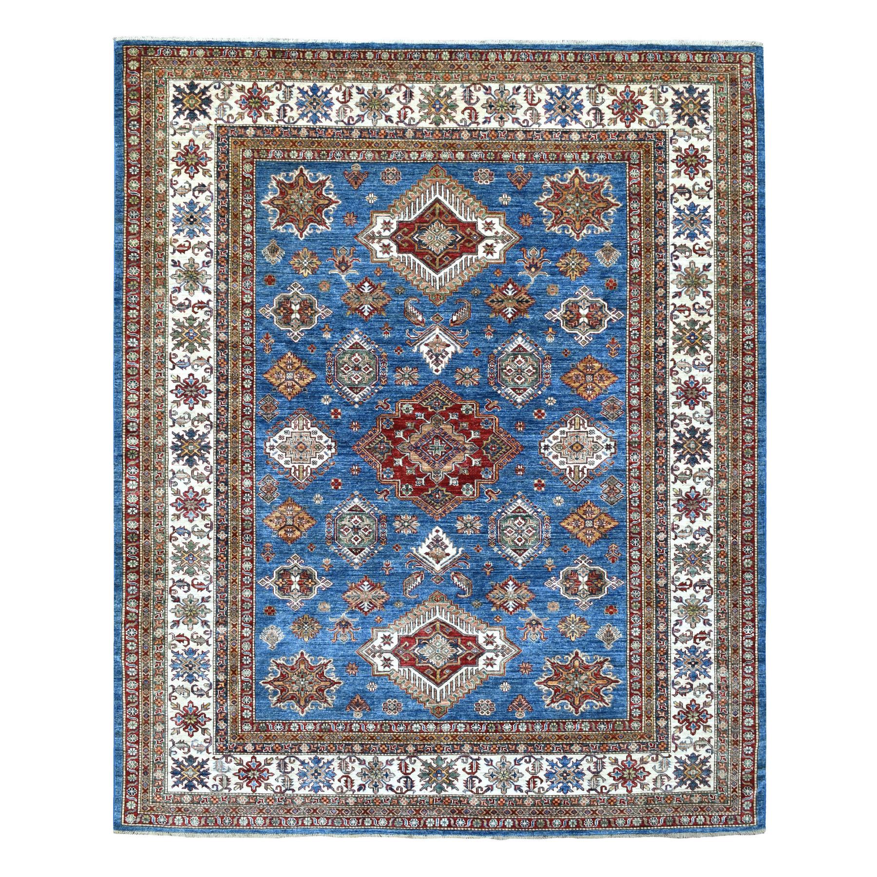 Caucasian Collection Hand Knotted Blue Rug No: 1136032