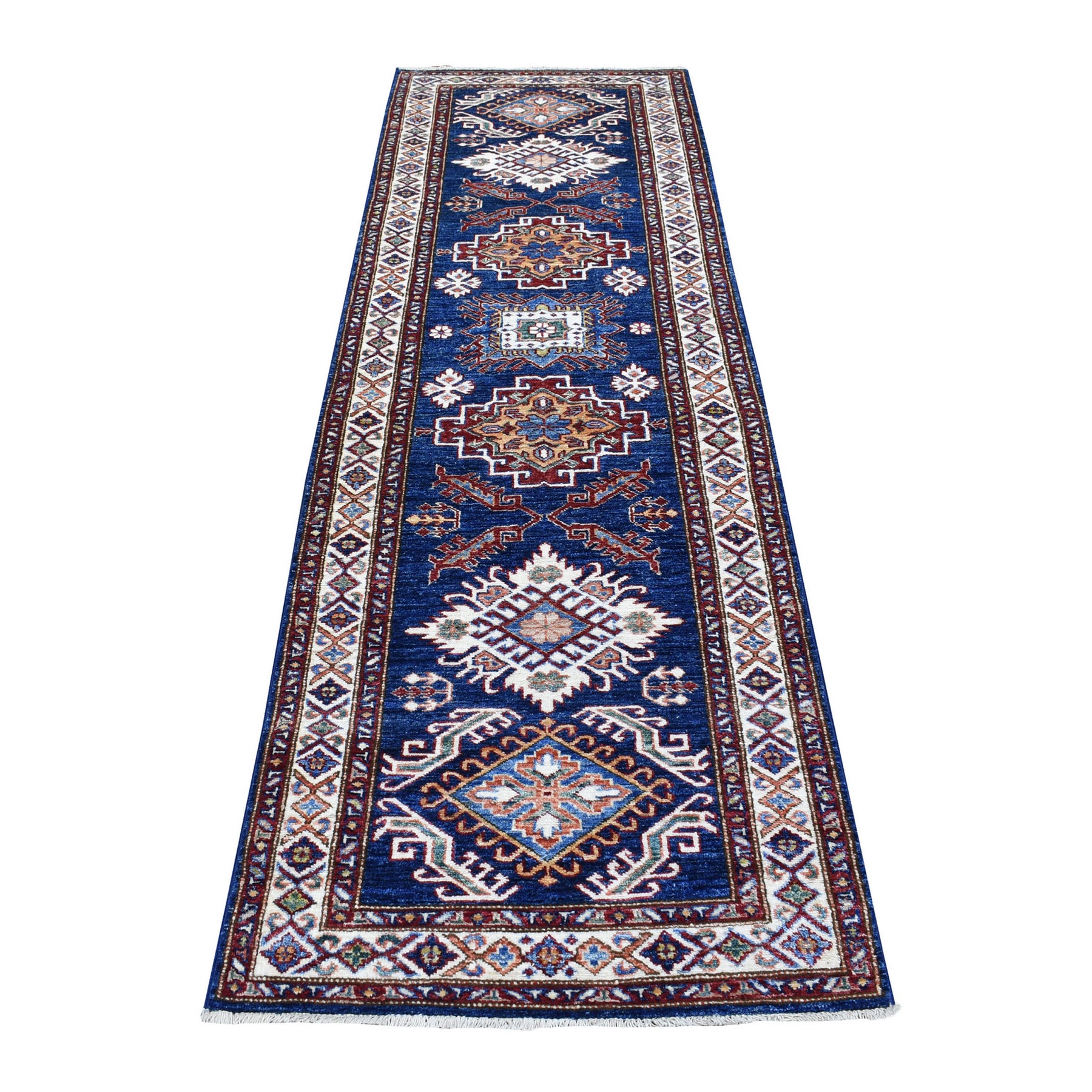 Caucasian Collection Hand Knotted Blue Rug No: 1136060