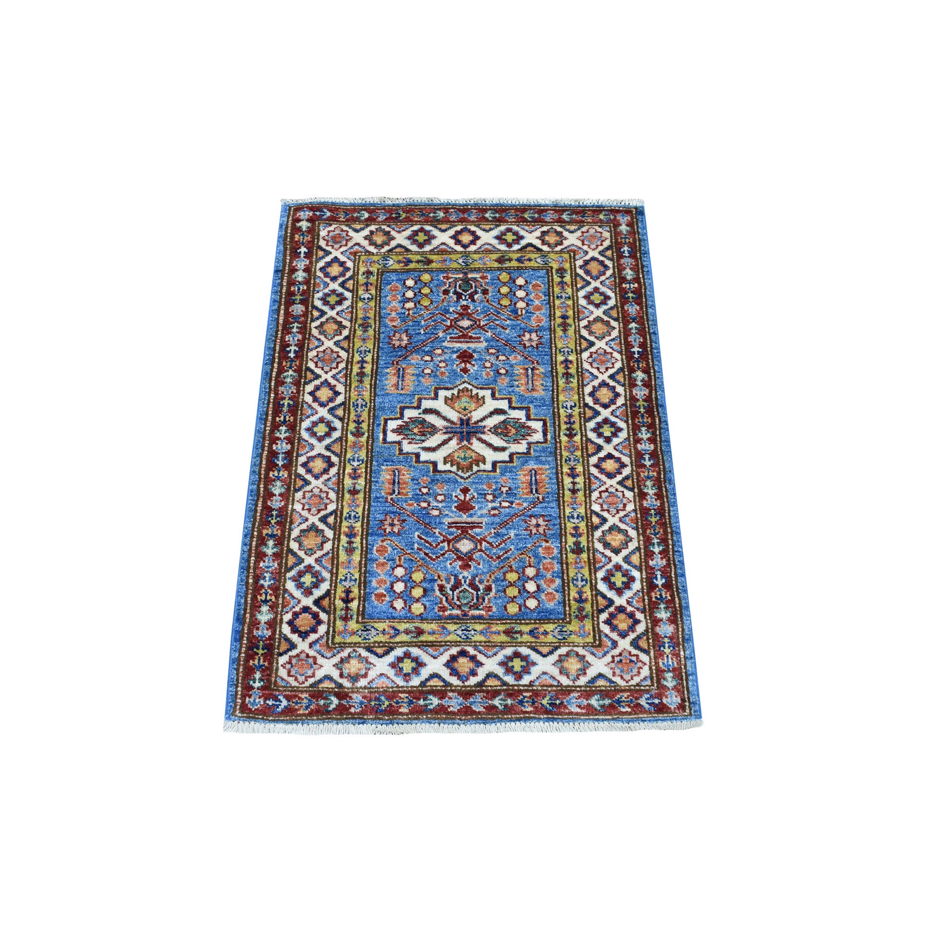  Wool Hand-Knotted Area Rug 2'0
