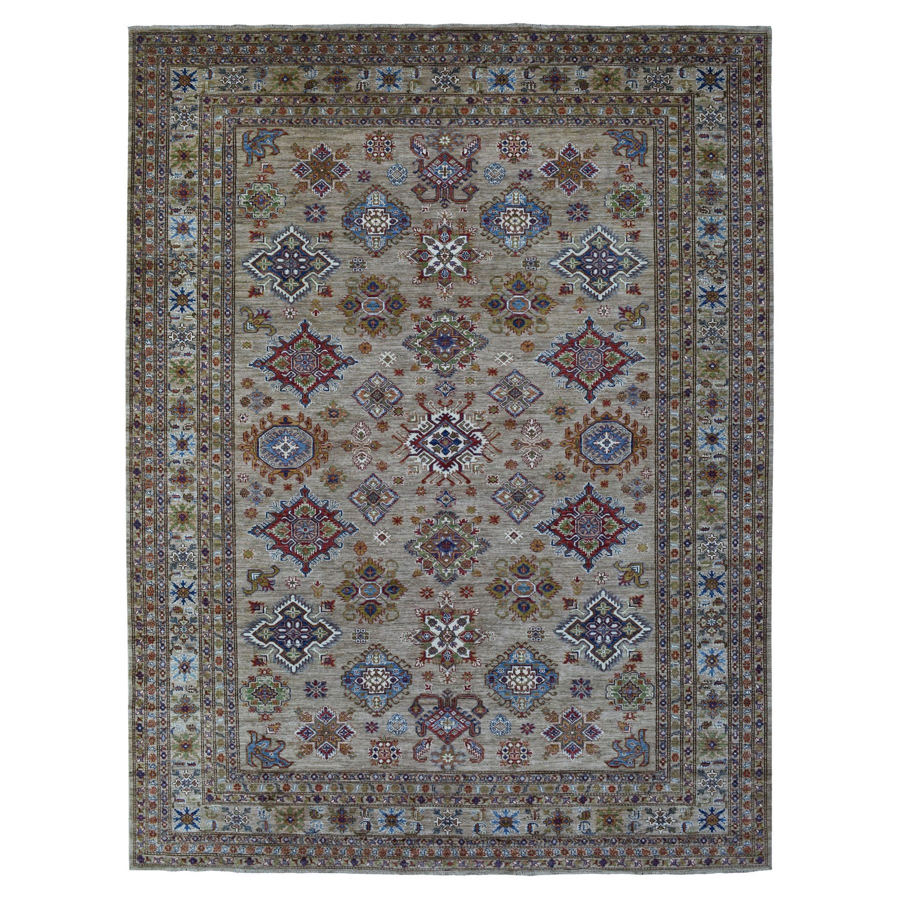 Caucasian Collection Hand Knotted Beige Rug No: 1136308