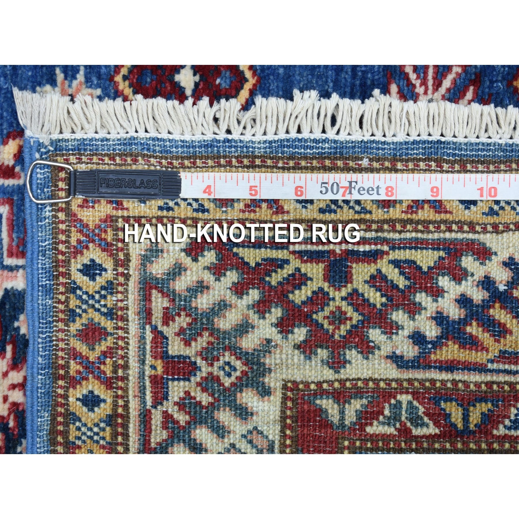 Caucasian Collection Hand Knotted Blue 1136332 Rug