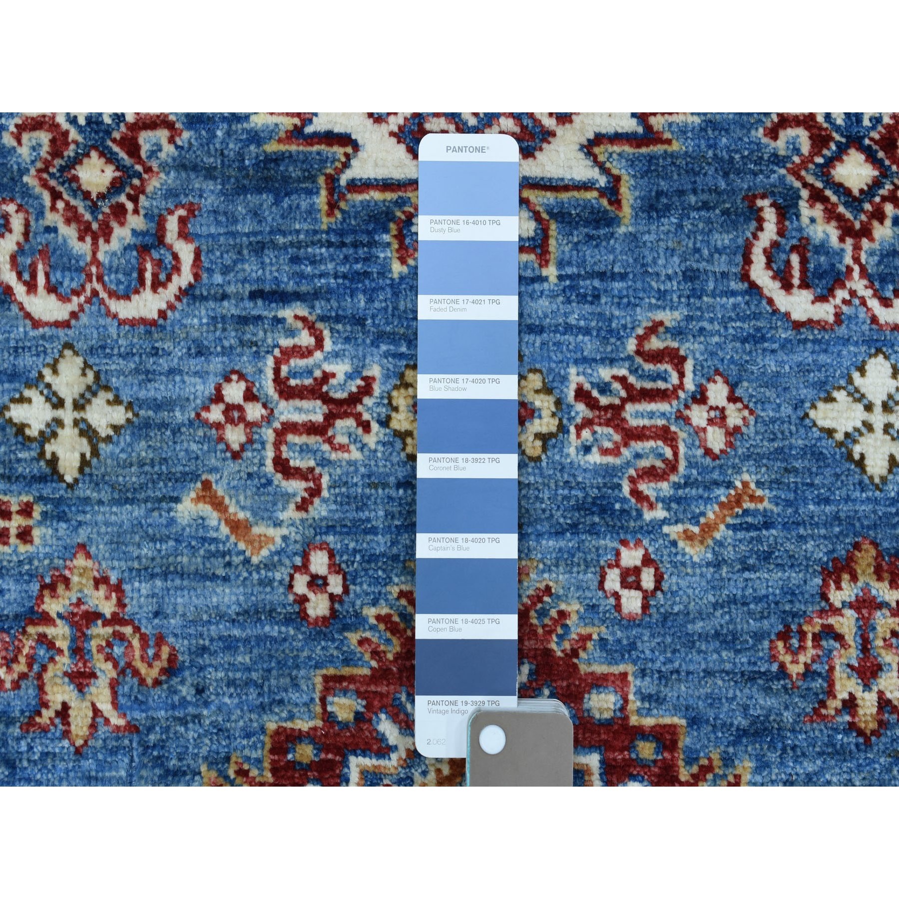Caucasian Collection Hand Knotted Blue 1136334 Rug