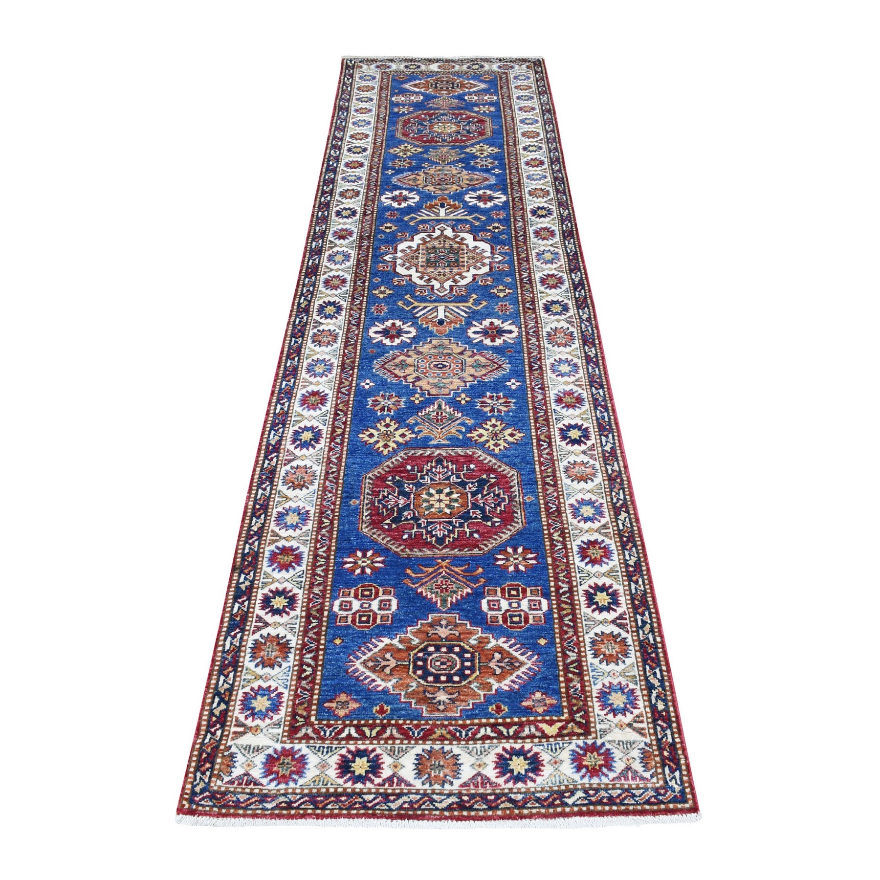 Caucasian Collection Hand Knotted Blue Rug No: 1136340