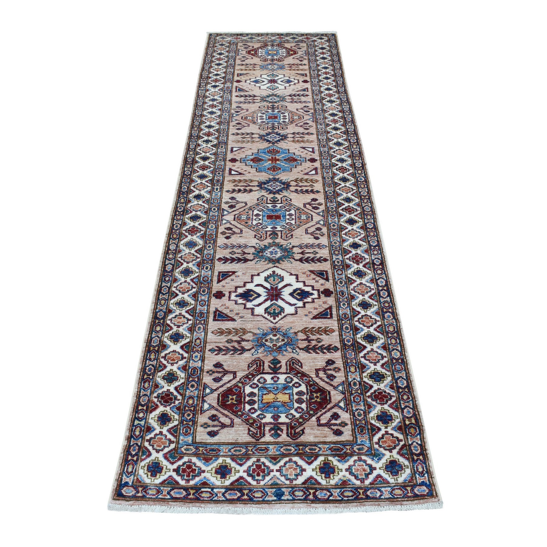 Caucasian Collection Hand Knotted Brown Rug No: 1136346