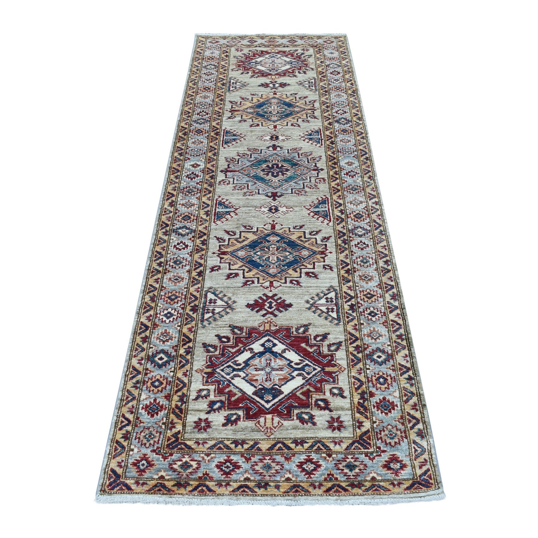 Caucasian Collection Hand Knotted Beige Rug No: 1136350