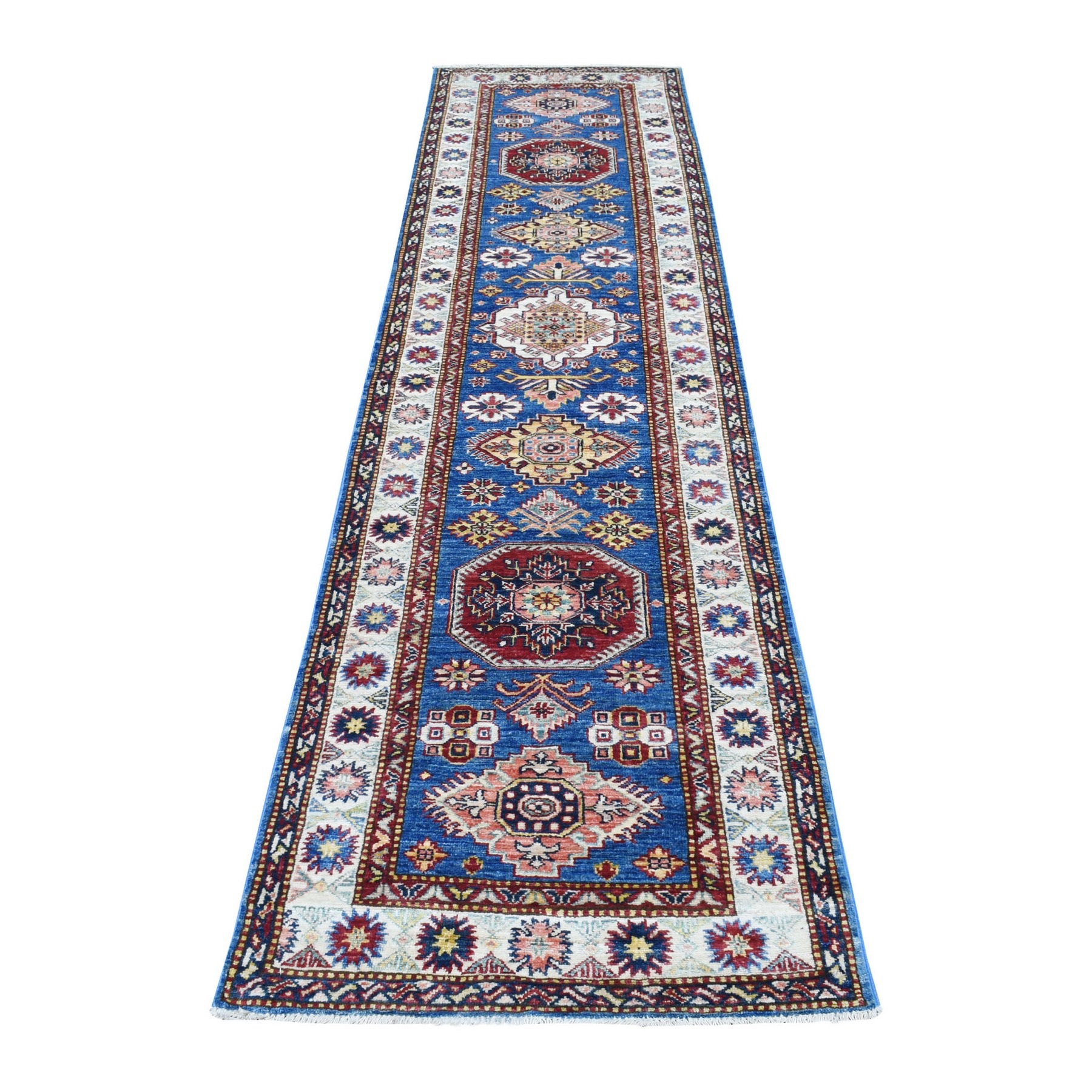 Caucasian Collection Hand Knotted Blue Rug No: 1136352