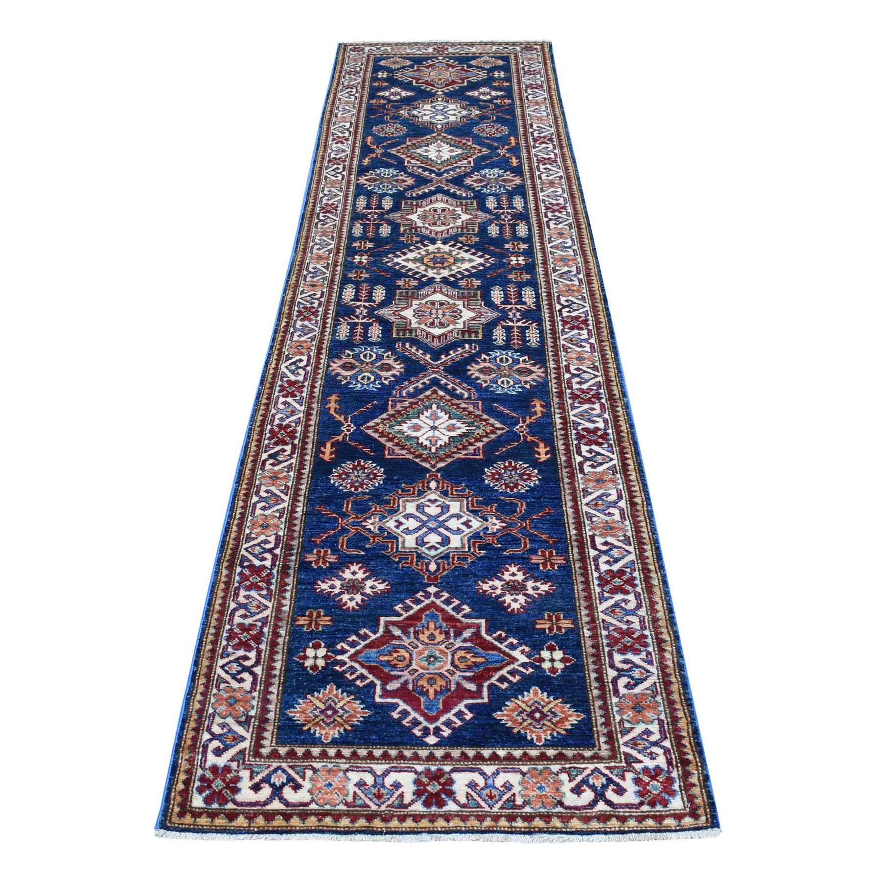 Caucasian Collection Hand Knotted Blue Rug No: 1136360